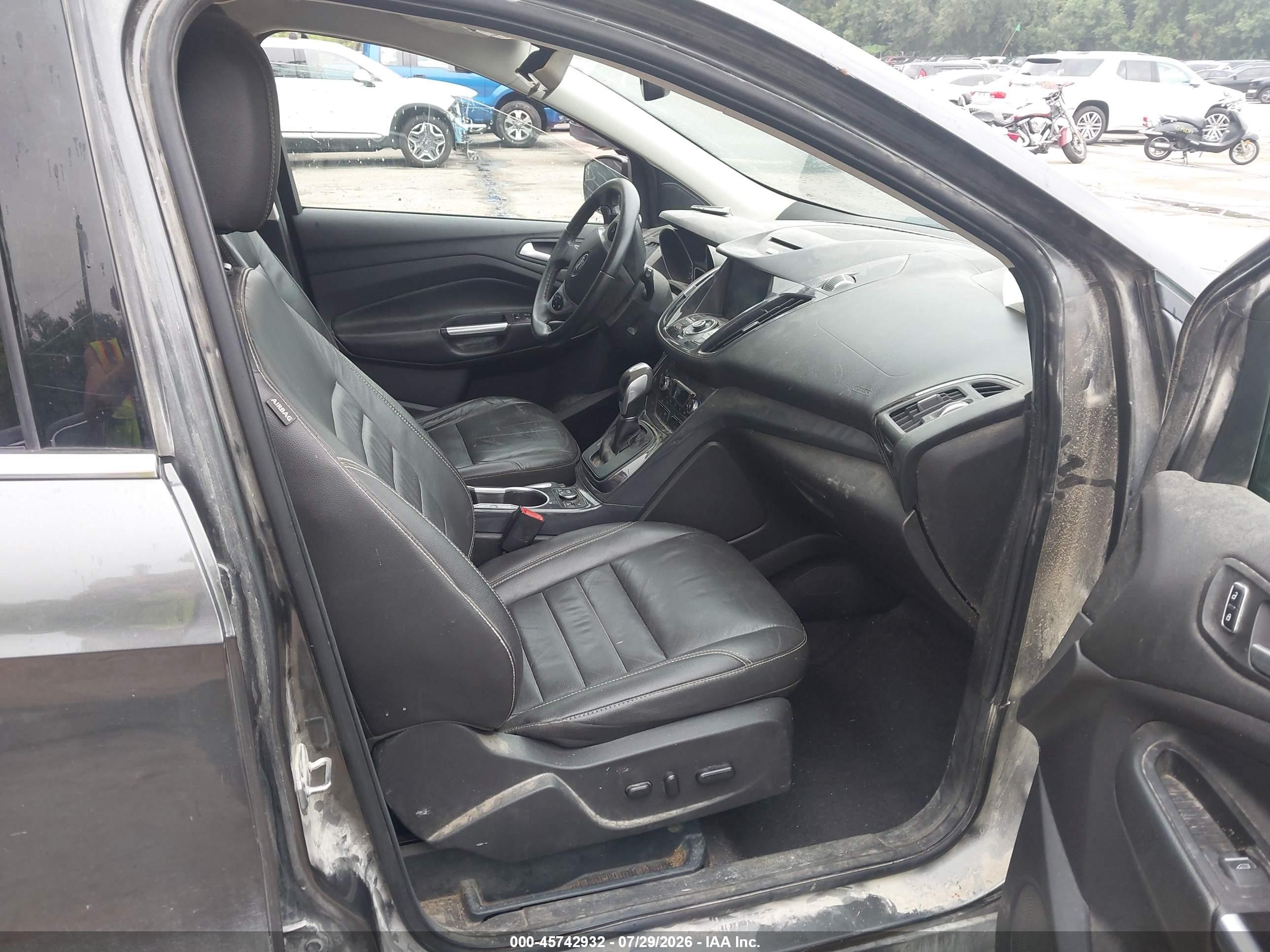 2015 Ford Escape Titanium Gray vin: 1FMCU0J9XFUB74945