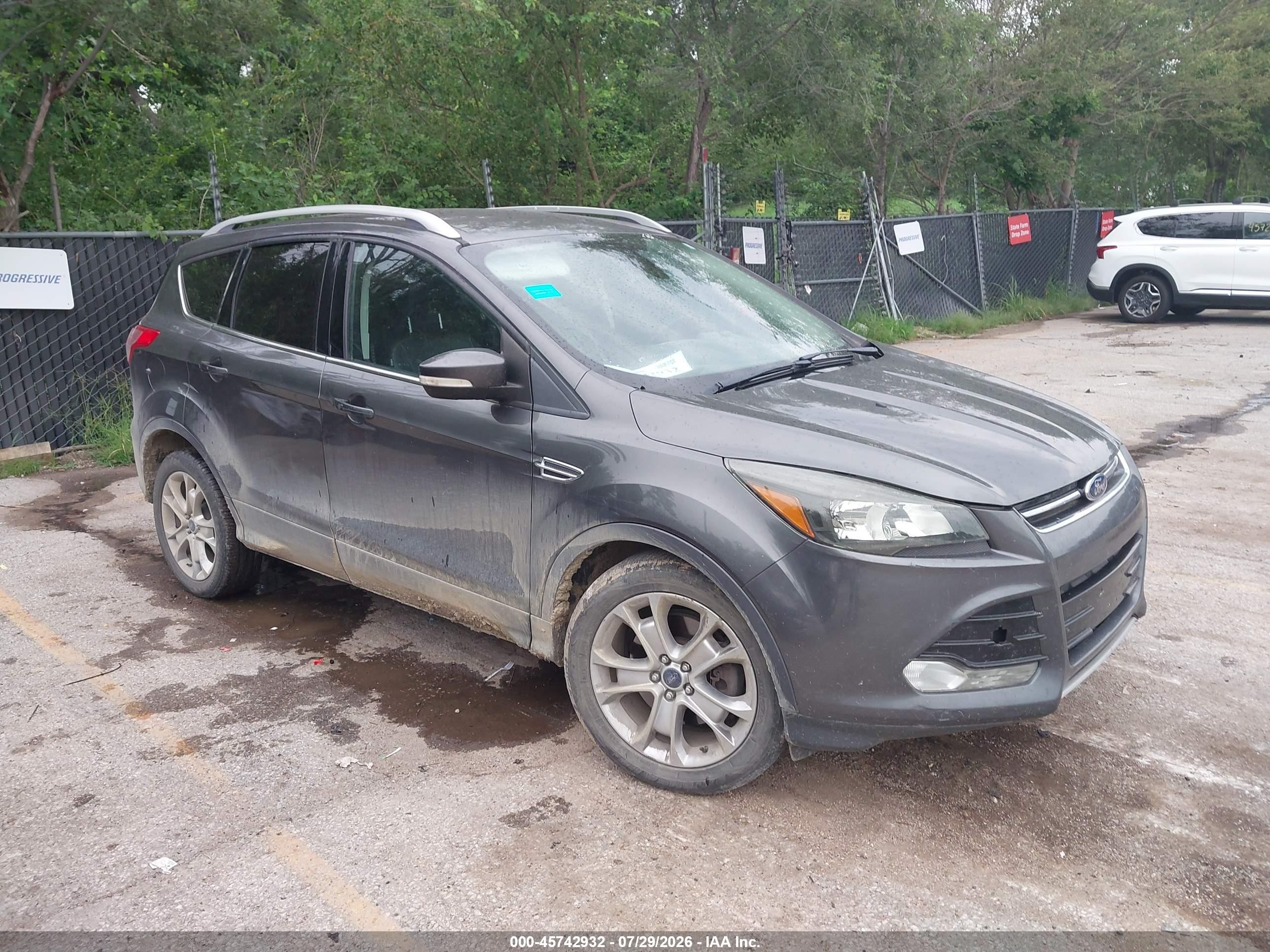 2015 Ford Escape Titanium Gray vin: 1FMCU0J9XFUB74945