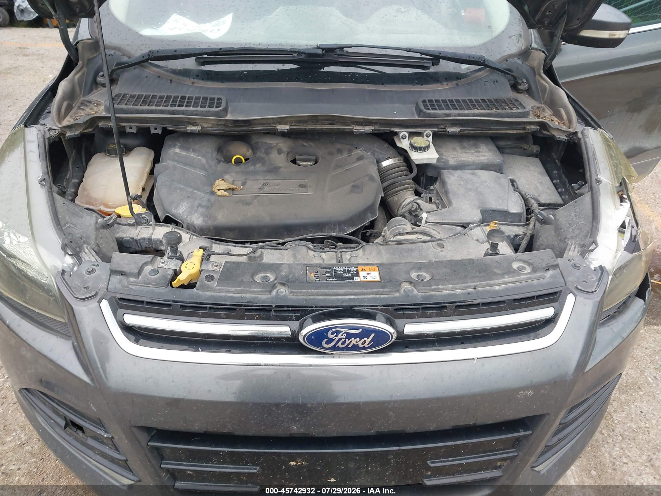 2015 Ford Escape Titanium Gray vin: 1FMCU0J9XFUB74945