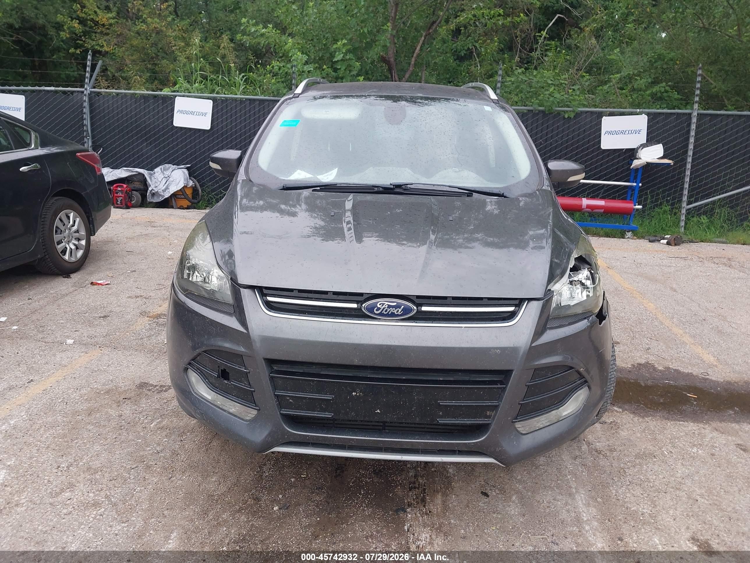 2015 Ford Escape Titanium Gray vin: 1FMCU0J9XFUB74945