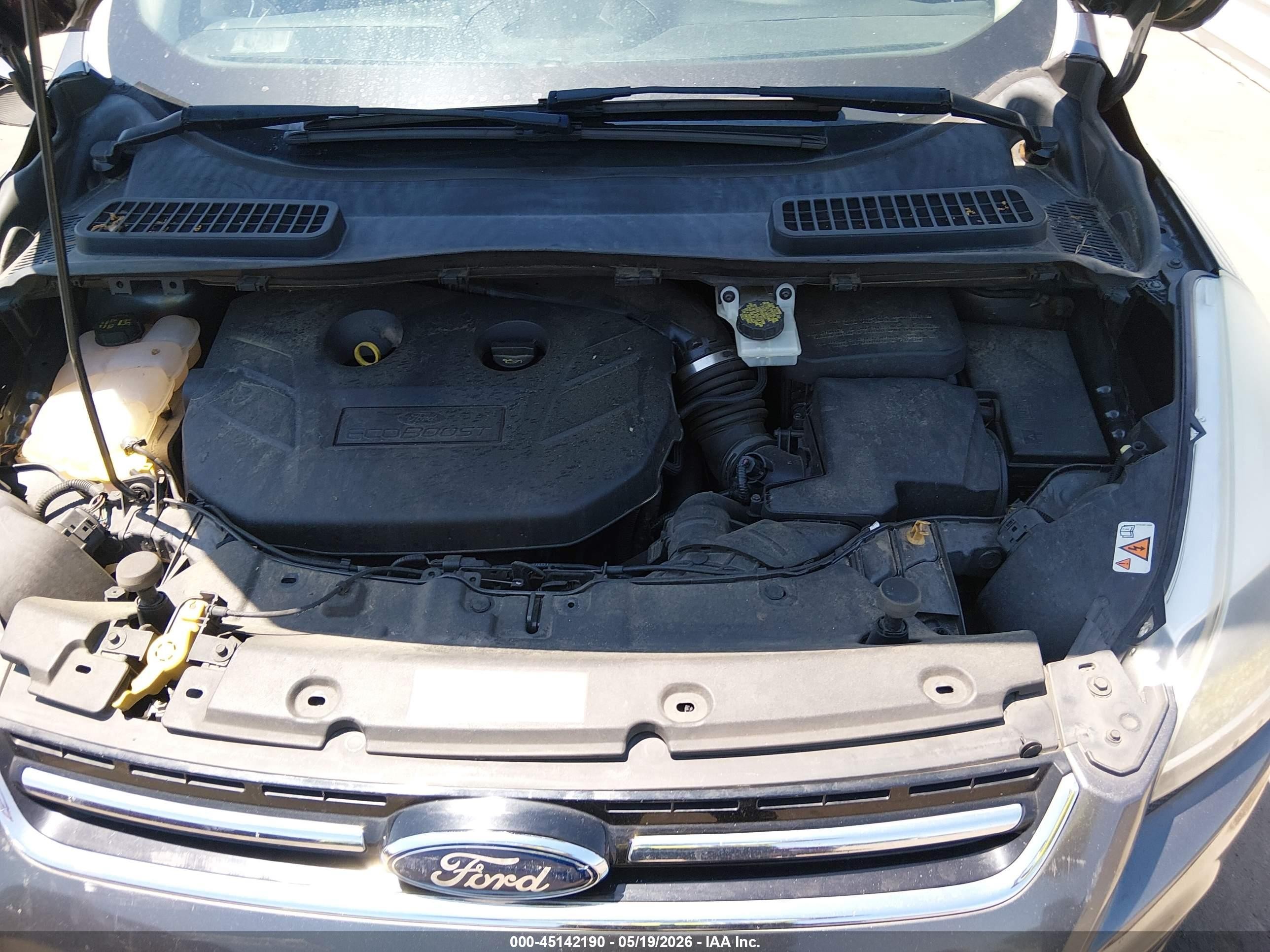 2015 Ford Escape Titanium Gray vin: 1FMCU0J9XFUC01013