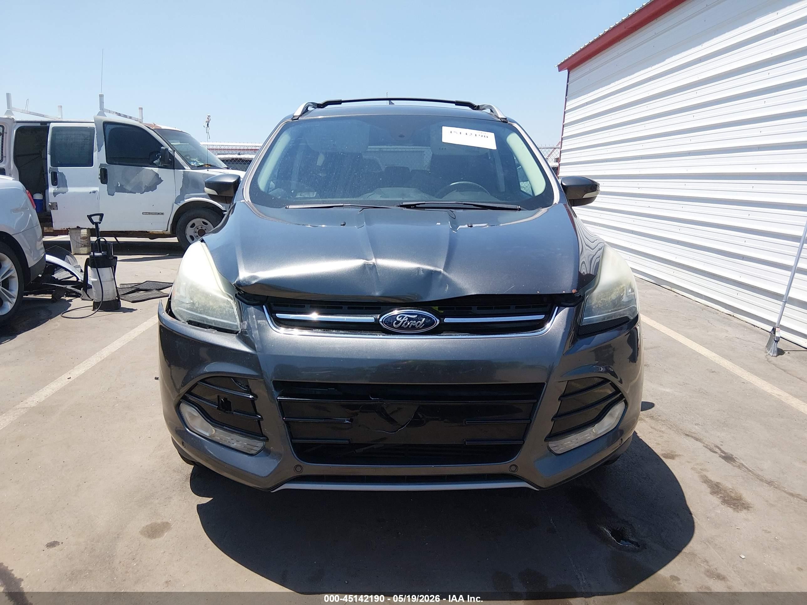 2015 Ford Escape Titanium Gray vin: 1FMCU0J9XFUC01013