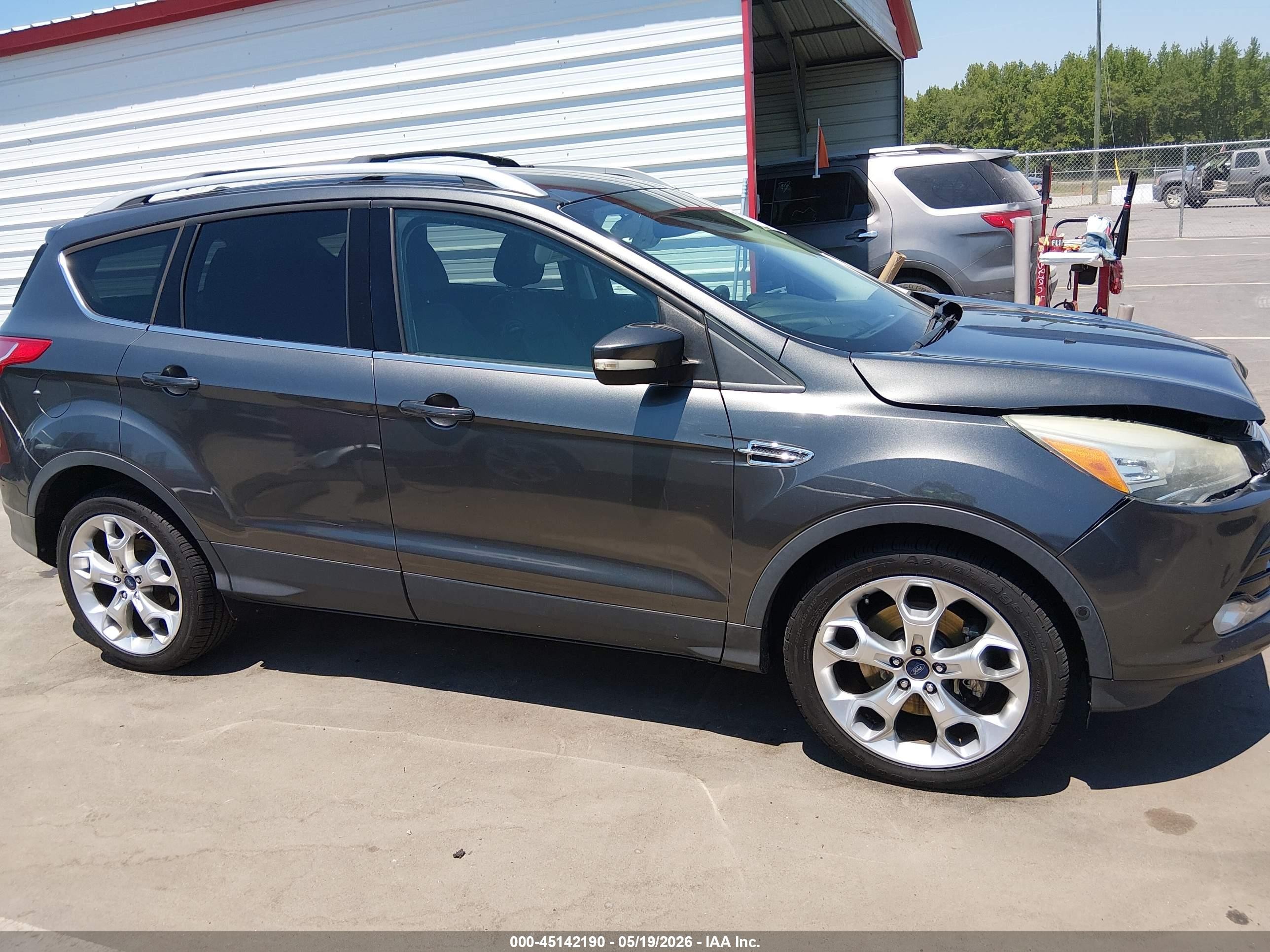2015 Ford Escape Titanium Gray vin: 1FMCU0J9XFUC01013