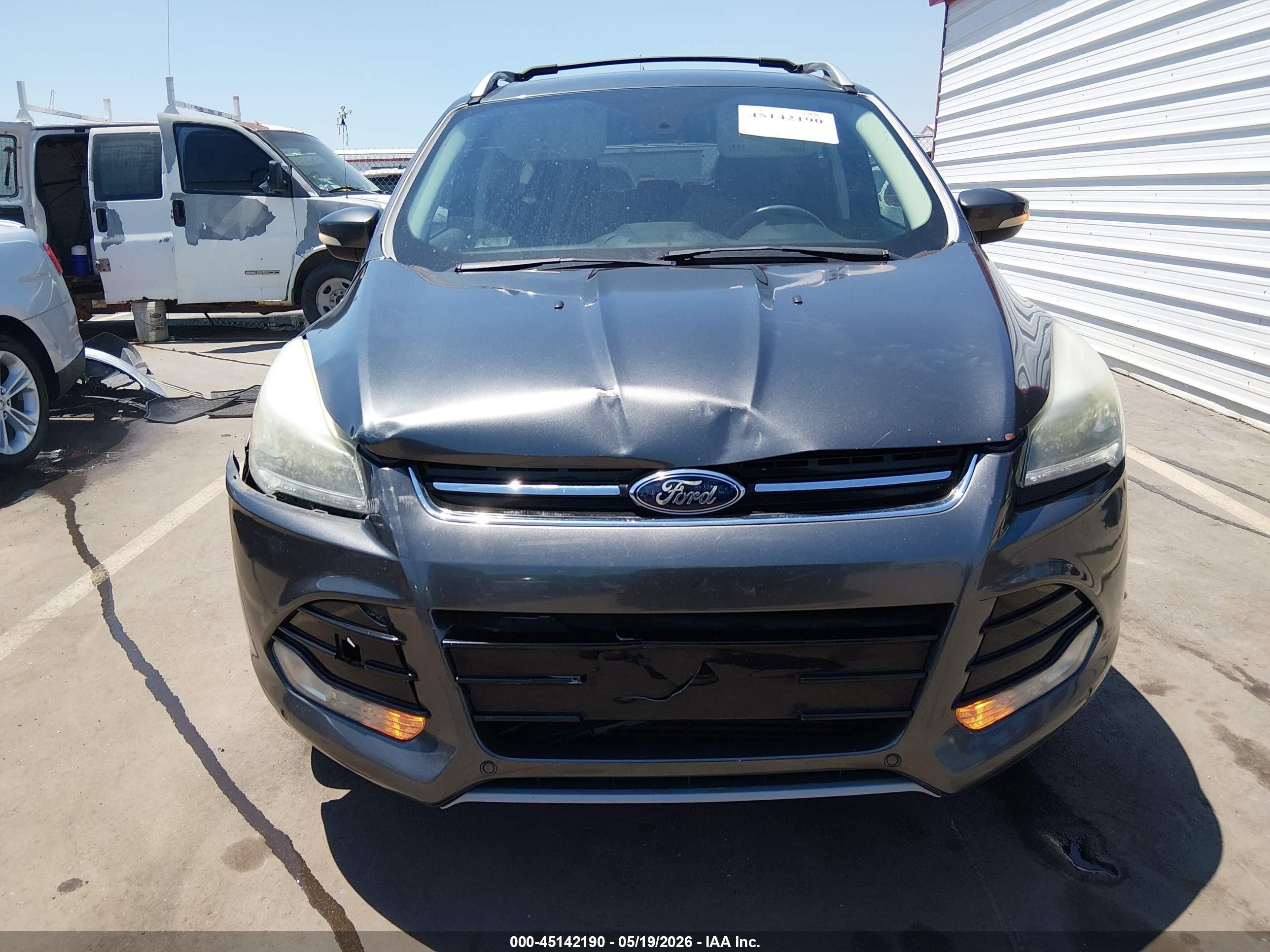 2015 Ford Escape Titanium Gray vin: 1FMCU0J9XFUC01013