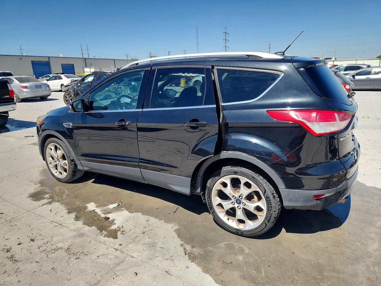 2015 Ford Escape Titanium Black vin: 1FMCU0J9XFUC07569
