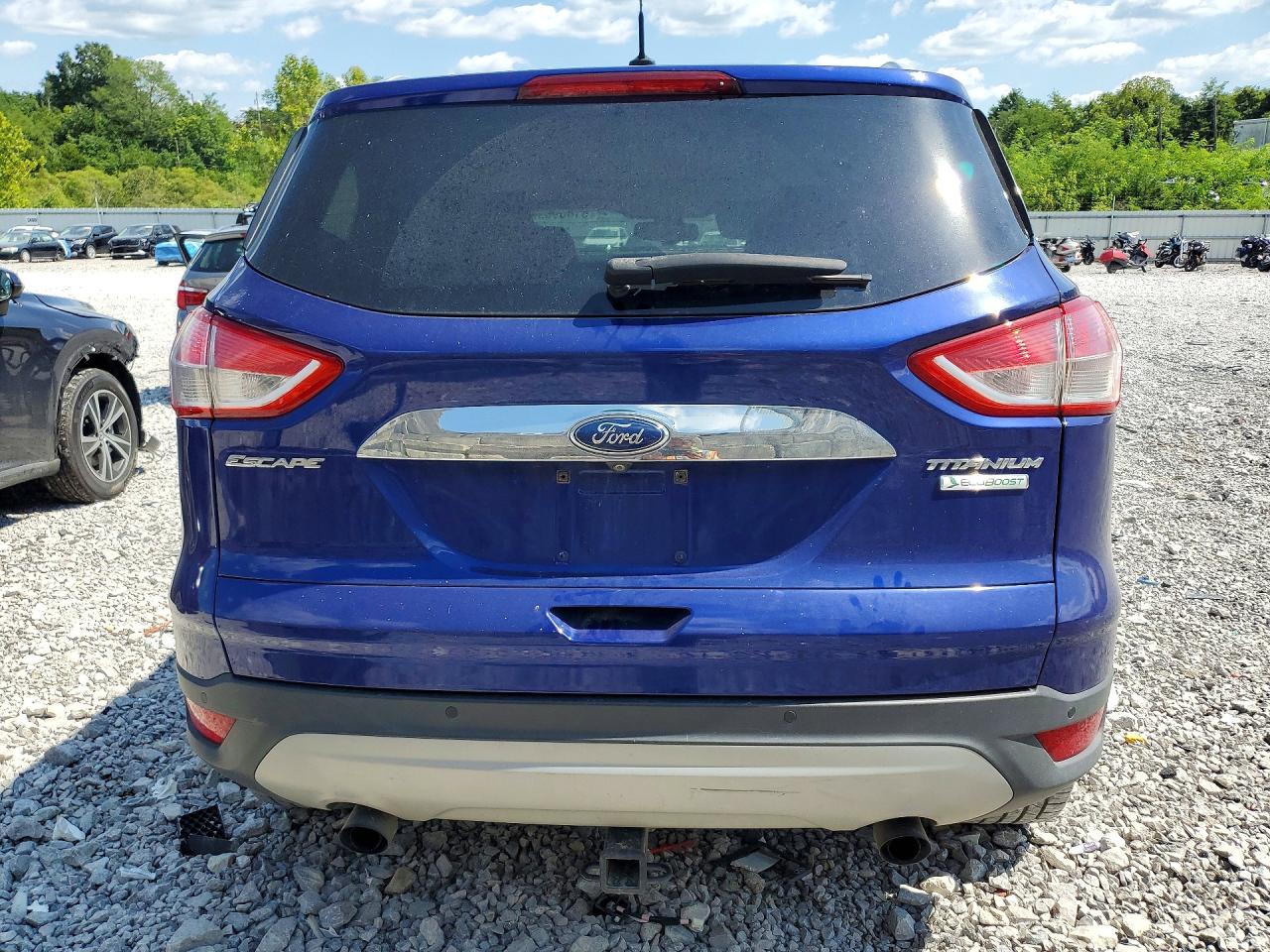 2015 Ford Escape Titanium Blue vin: 1FMCU0J9XFUC07829