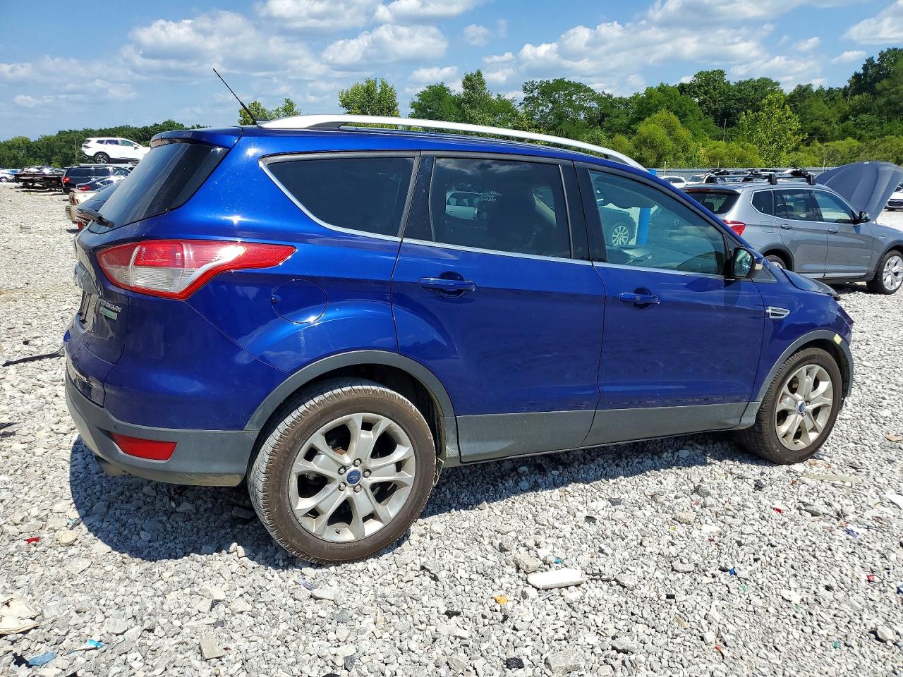 2015 Ford Escape Titanium Blue vin: 1FMCU0J9XFUC07829