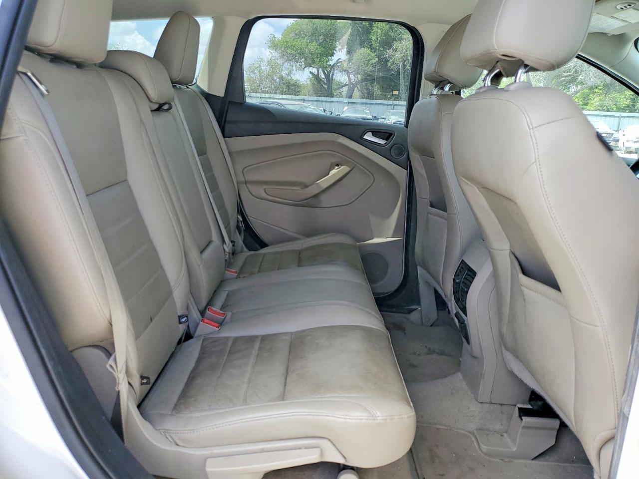 2015 Ford Escape Titanium Белый vin: 1FMCU0J9XFUC61499