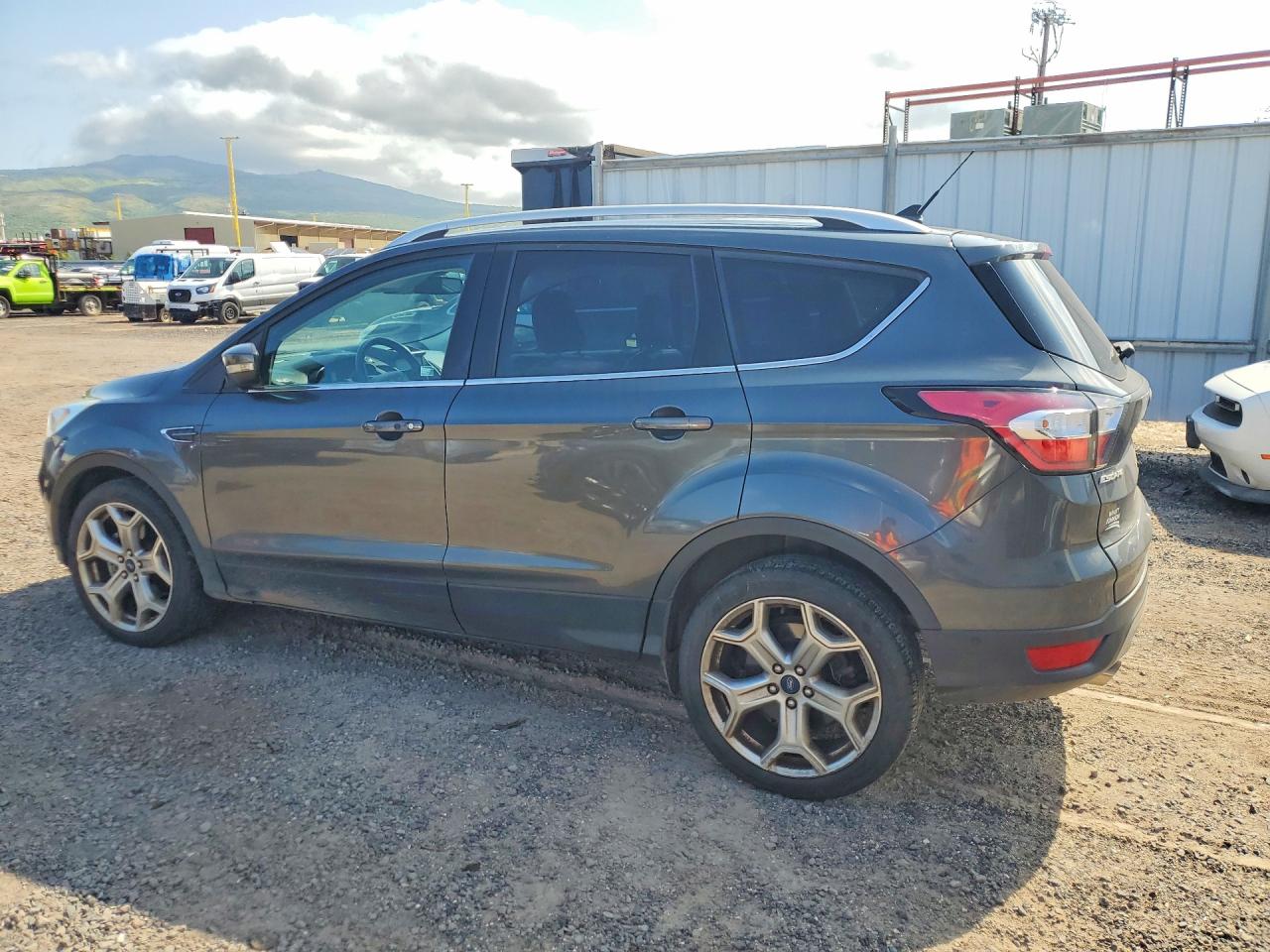 2018 Ford Escape Titanium Black vin: 1FMCU0J9XJUB95268
