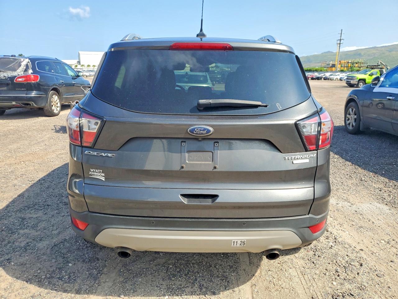 2018 Ford Escape Titanium Black vin: 1FMCU0J9XJUB95268