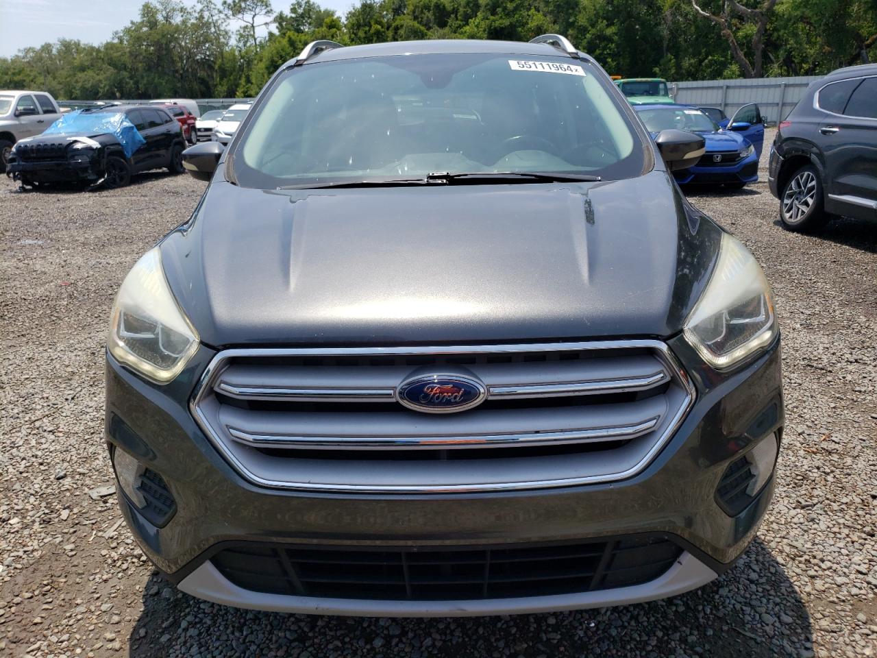 2017 Ford Escape Titanium Gray vin: 1FMCU0JD0HUA75994