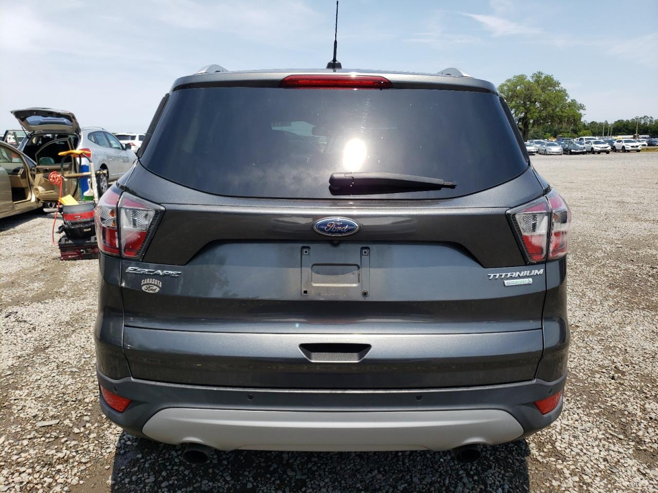 2017 Ford Escape Titanium Gray vin: 1FMCU0JD0HUA75994