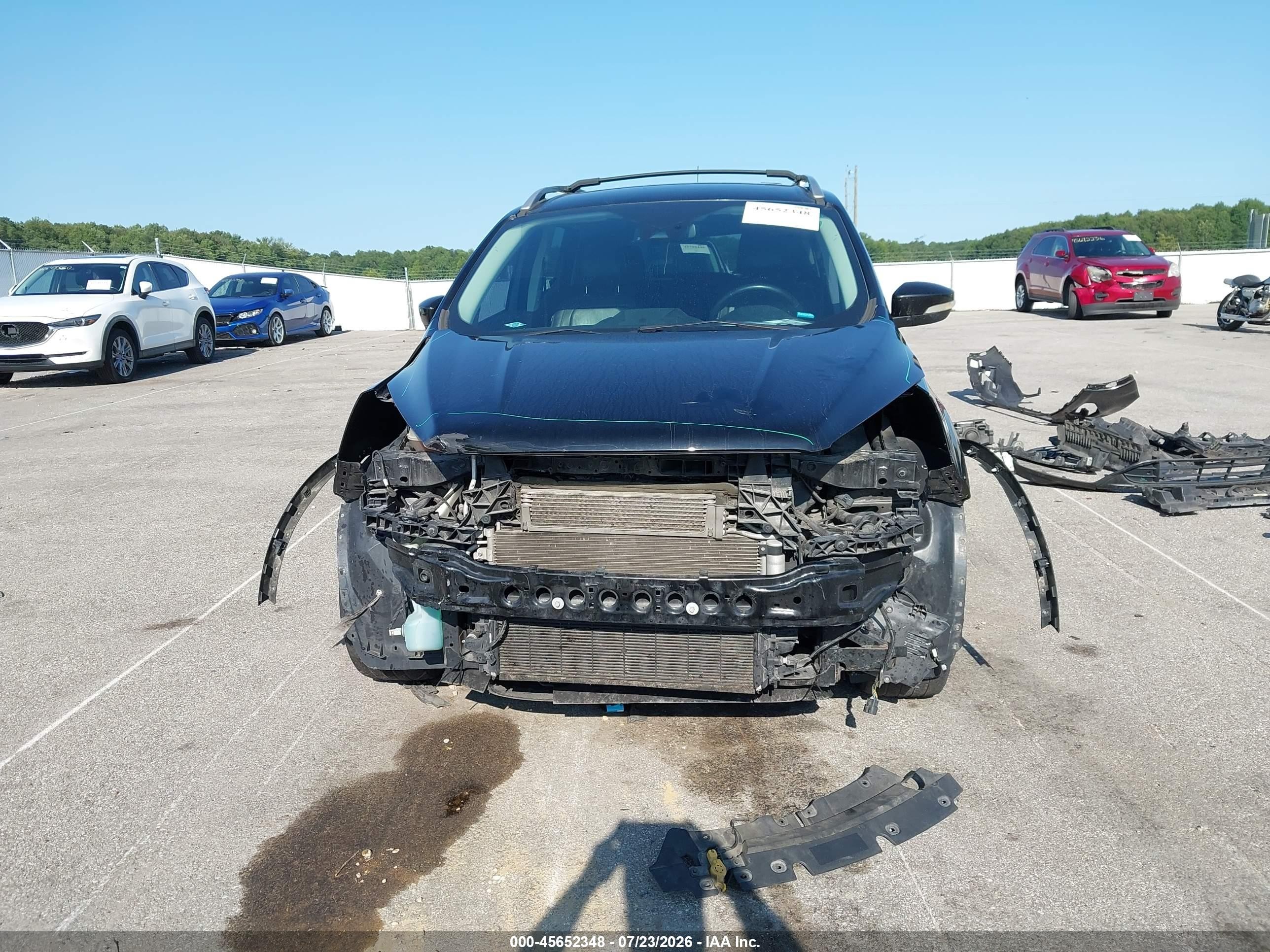 2017 Ford Escape Titanium Black vin: 1FMCU0JD1HUB12762