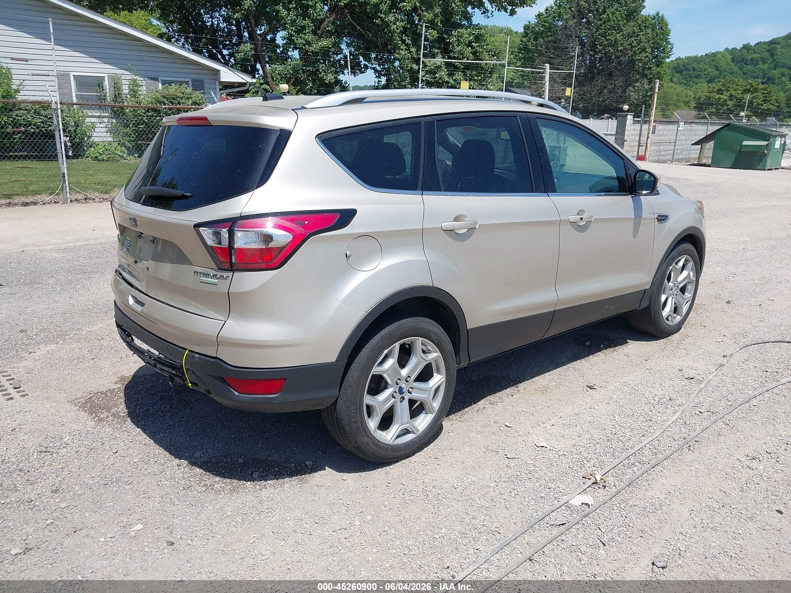 2017 Ford Escape Titanium Brown vin: 1FMCU0JD5HUC94112