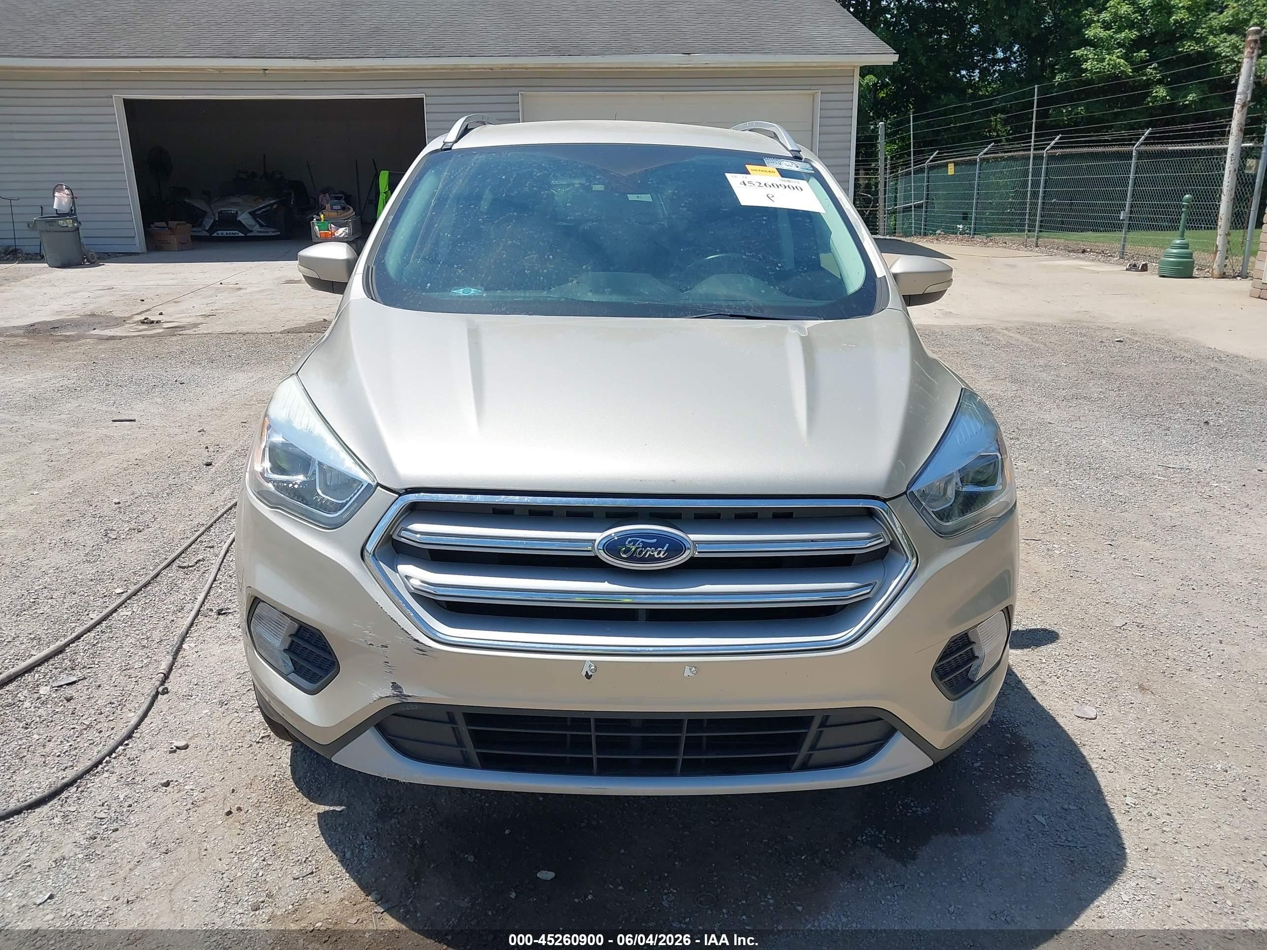 2017 Ford Escape Titanium Brown vin: 1FMCU0JD5HUC94112