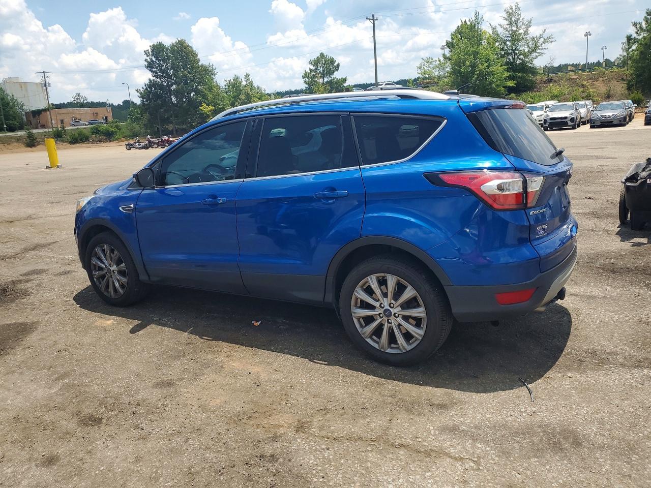 2017 Ford Escape Titanium Blue vin: 1FMCU0JD7HUC43033