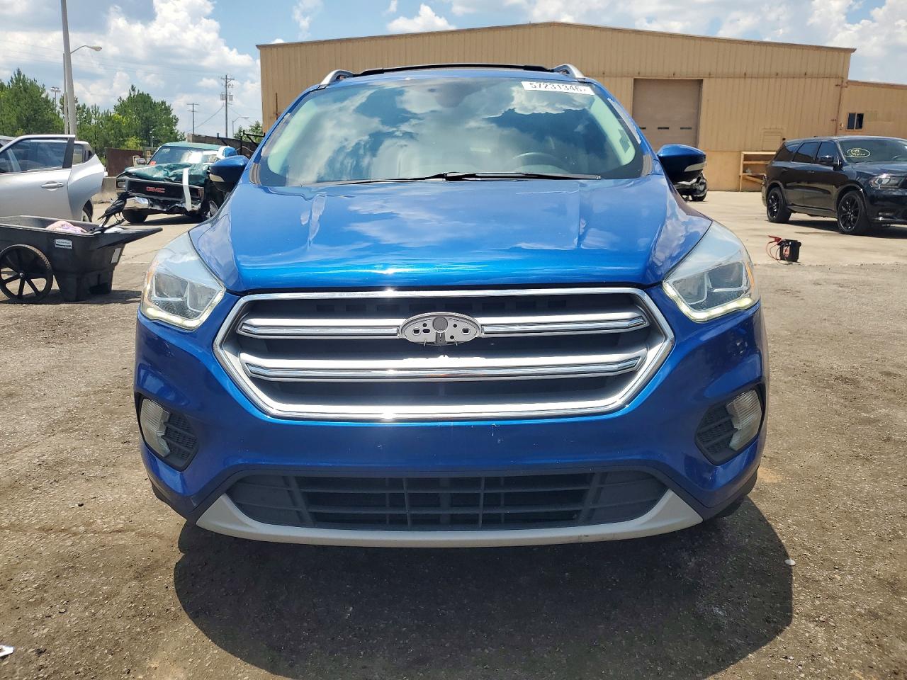 2017 Ford Escape Titanium Blue vin: 1FMCU0JD7HUC43033