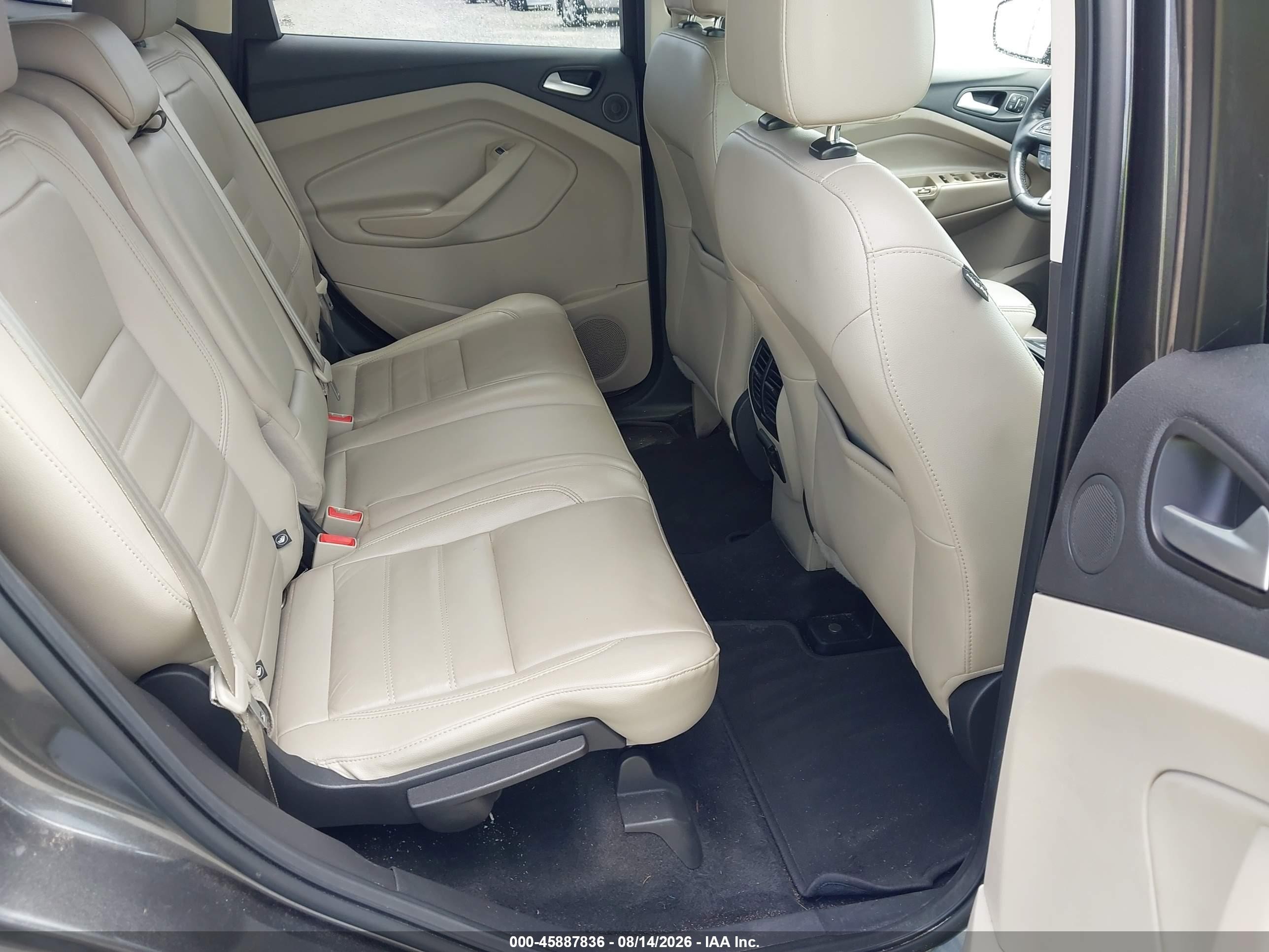 2017 Ford Escape Titanium Gray vin: 1FMCU0JDXHUD03743