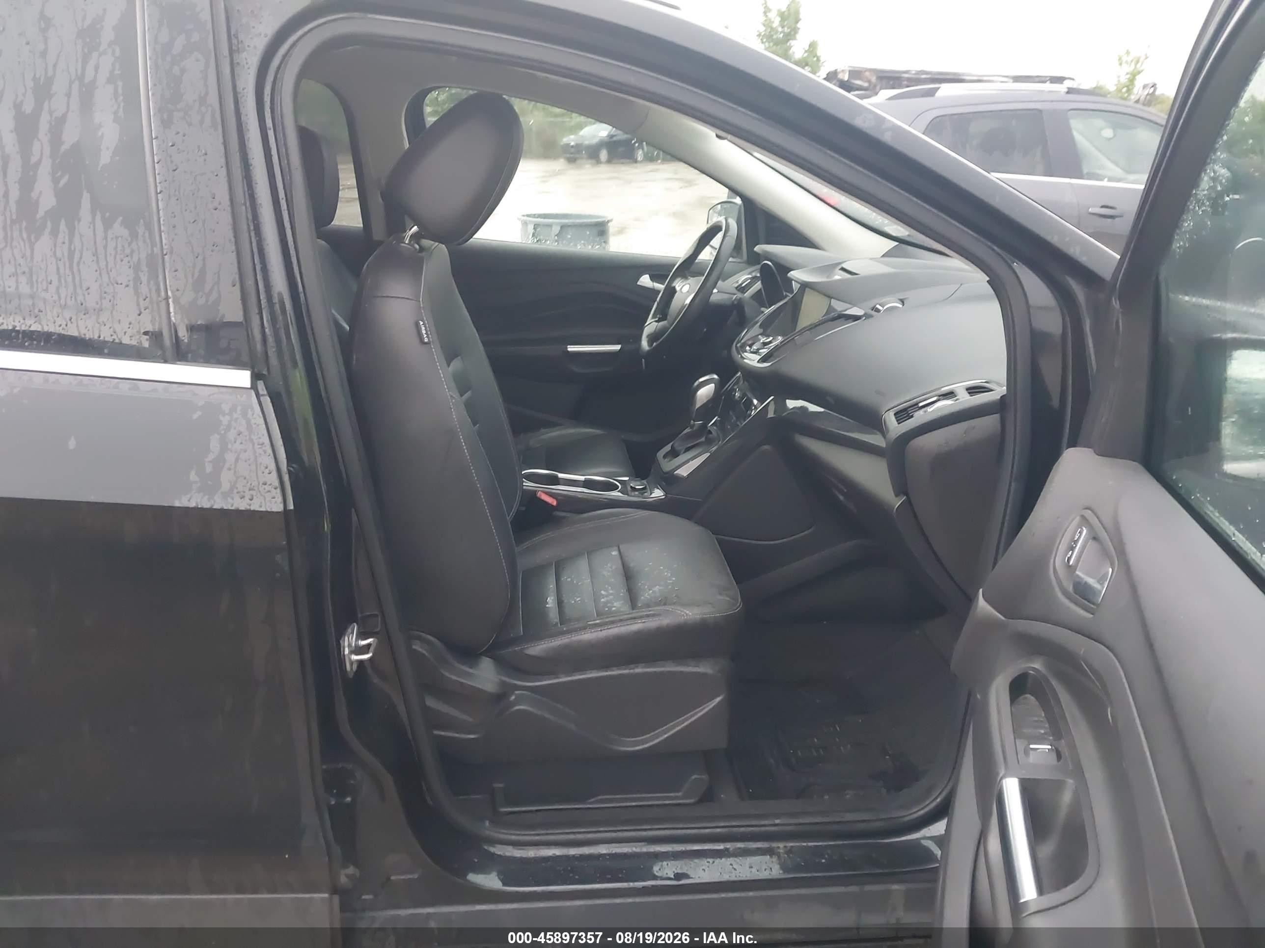 2014 Ford Escape Titanium Black vin: 1FMCU0JX0EUC07738