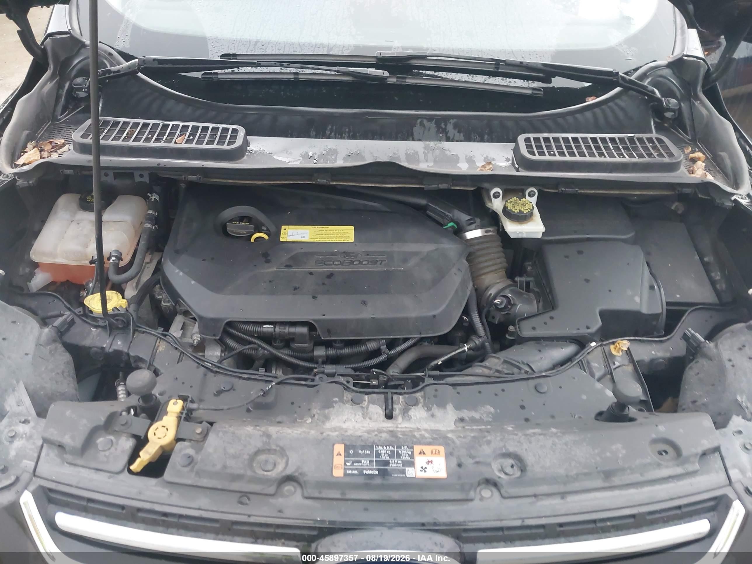 2014 Ford Escape Titanium Black vin: 1FMCU0JX0EUC07738