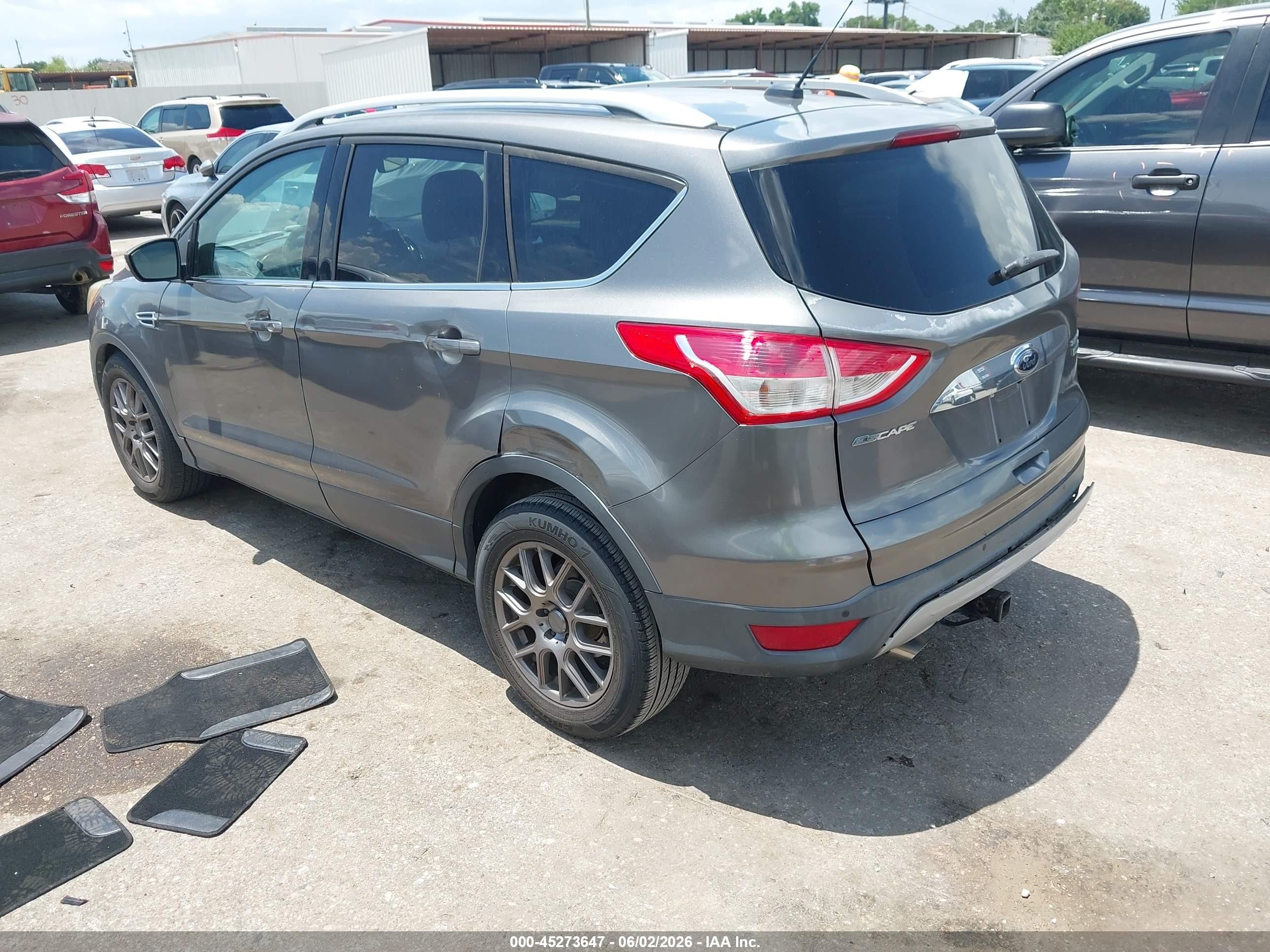 2014 Ford Escape Titanium Gray vin: 1FMCU0JX0EUC20960