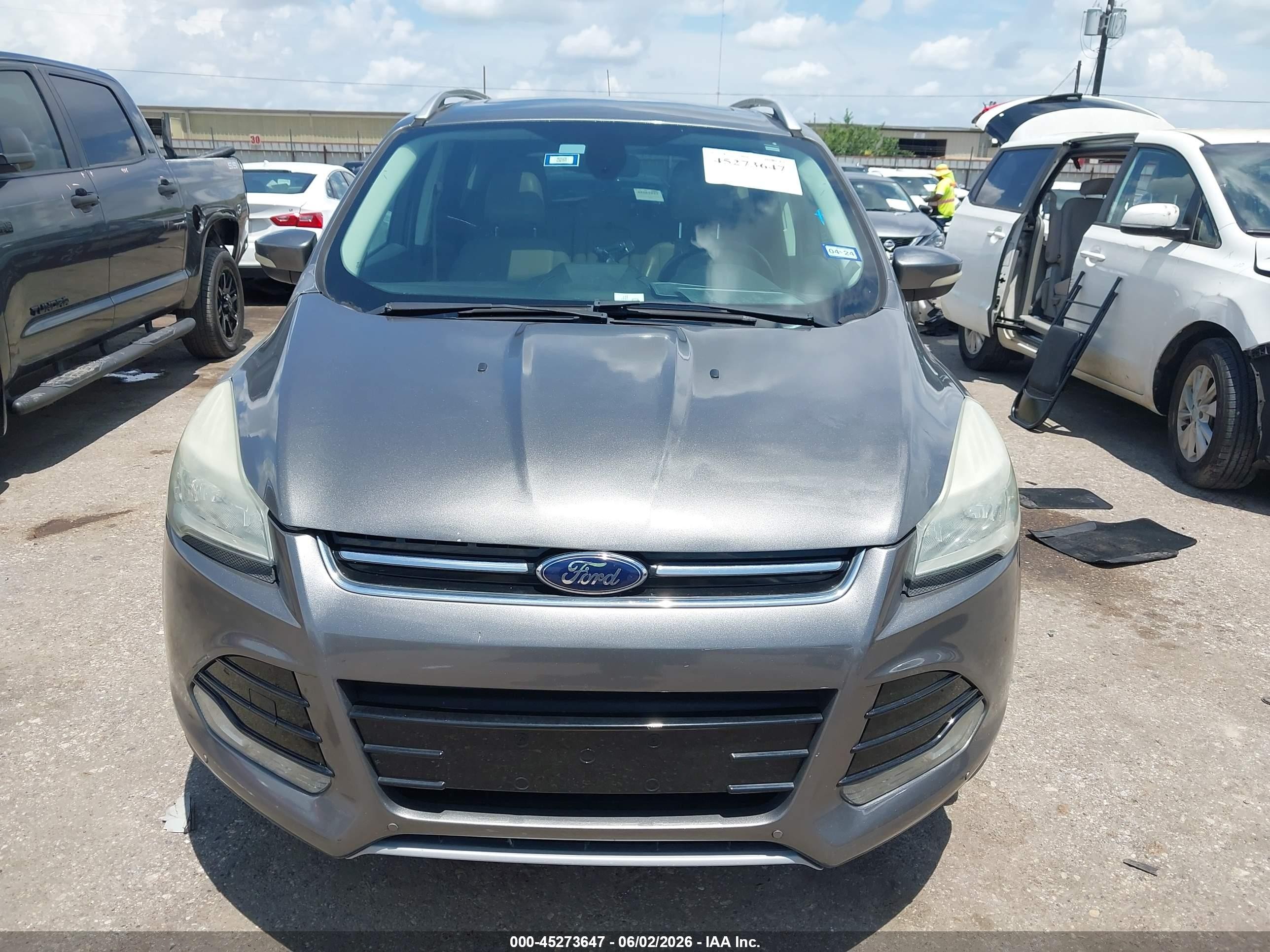 2014 Ford Escape Titanium Gray vin: 1FMCU0JX0EUC20960