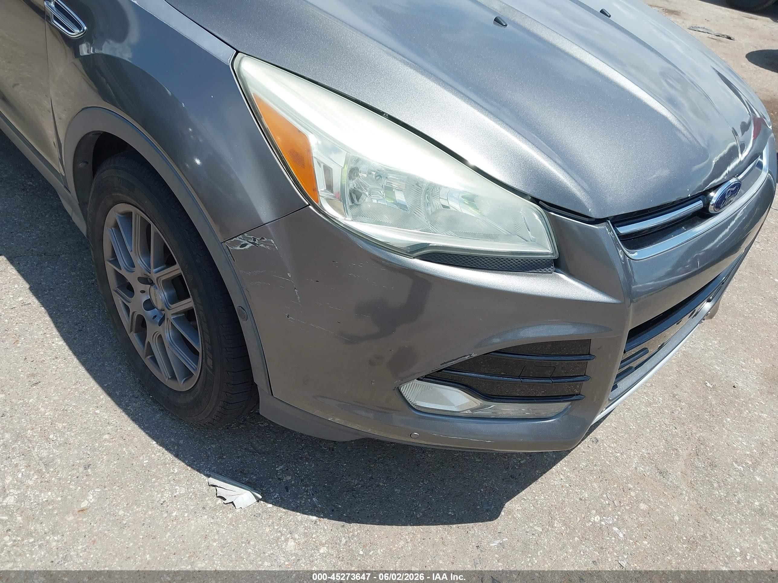 2014 Ford Escape Titanium Gray vin: 1FMCU0JX0EUC20960