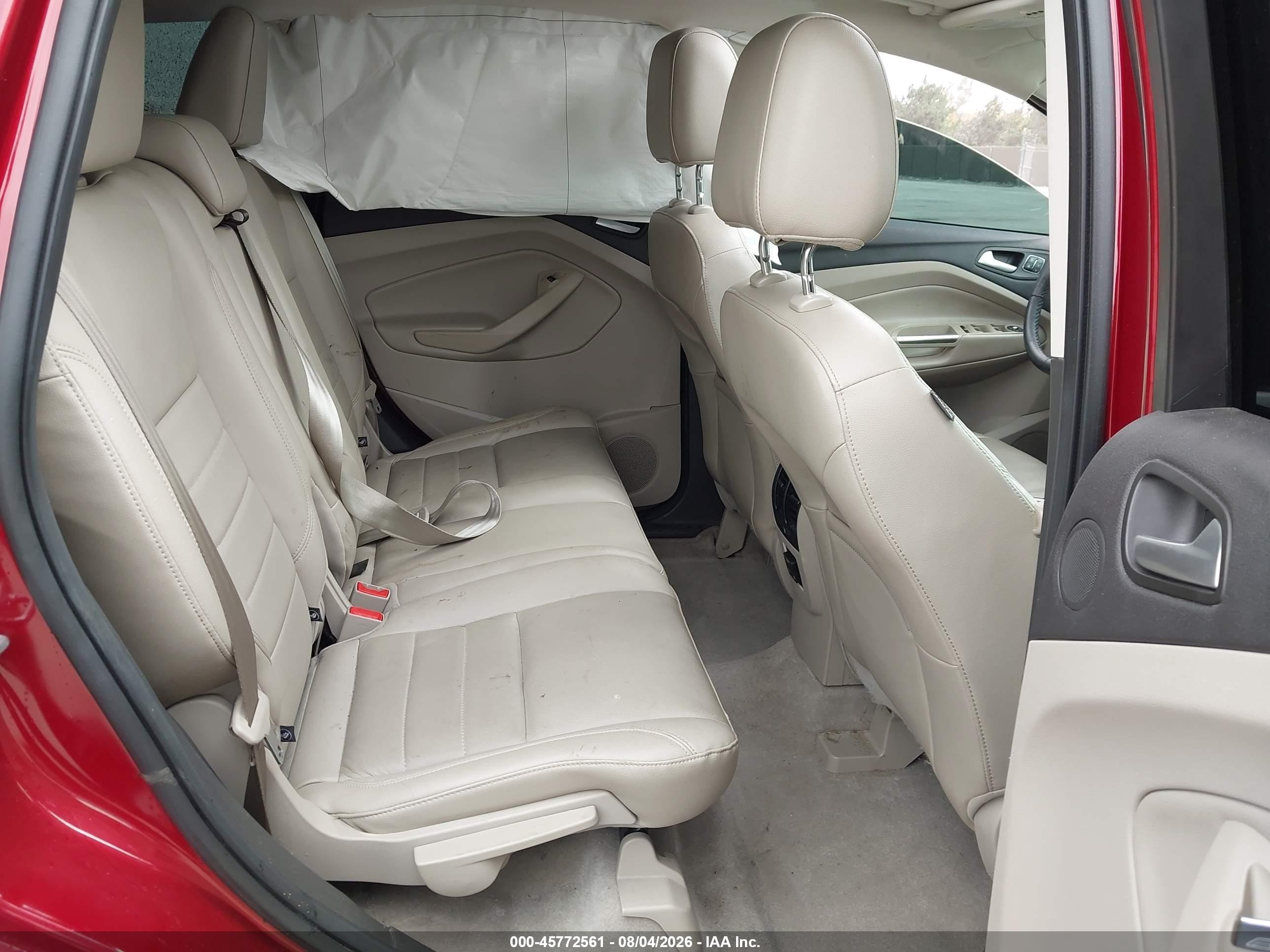 2015 Ford Escape Titanium Red vin: 1FMCU0JX0FUA62850