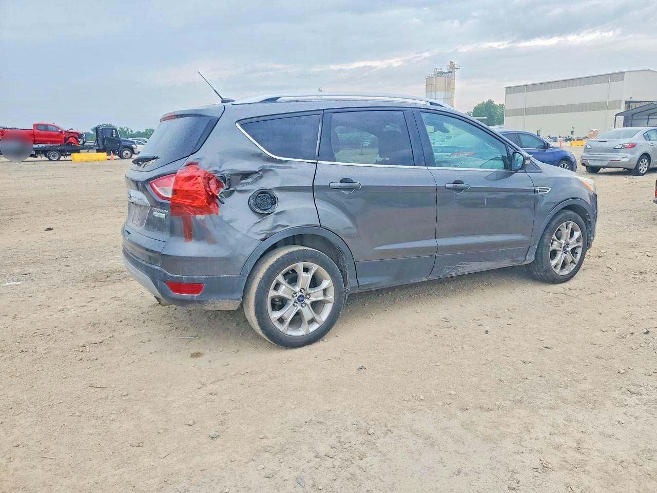 2015 Ford Escape Titanium Silver vin: 1FMCU0JX0FUB91767