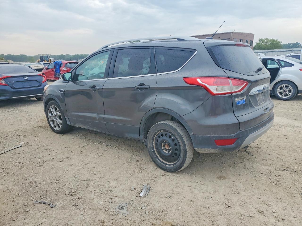 2015 Ford Escape Titanium Silver vin: 1FMCU0JX0FUB91767