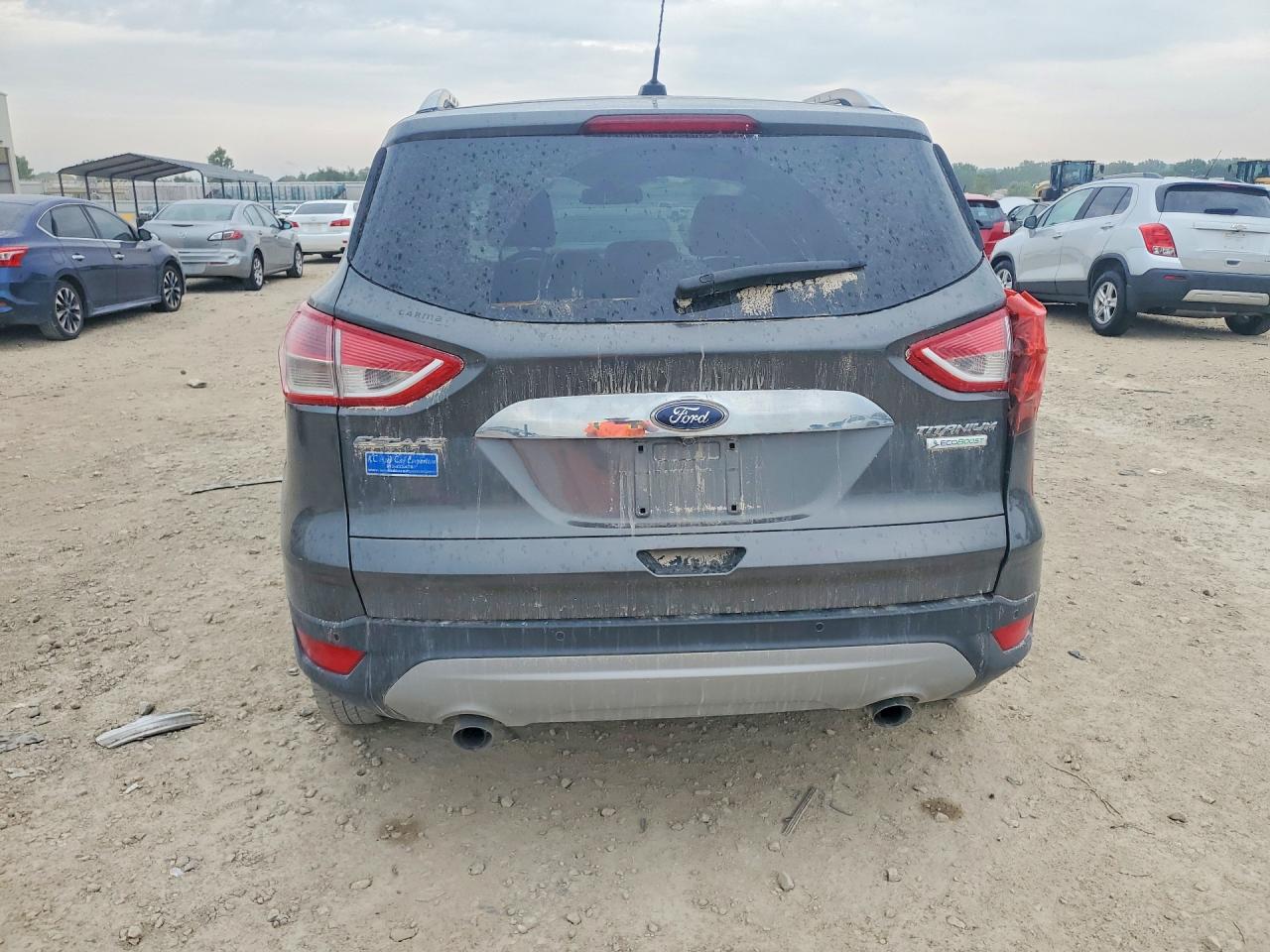 2015 Ford Escape Titanium Silver vin: 1FMCU0JX0FUB91767