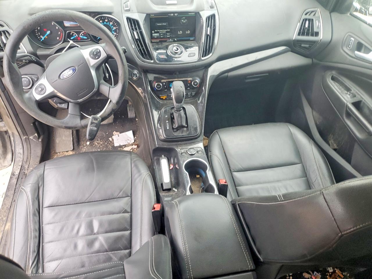 2015 Ford Escape Titanium Silver vin: 1FMCU0JX0FUB91767