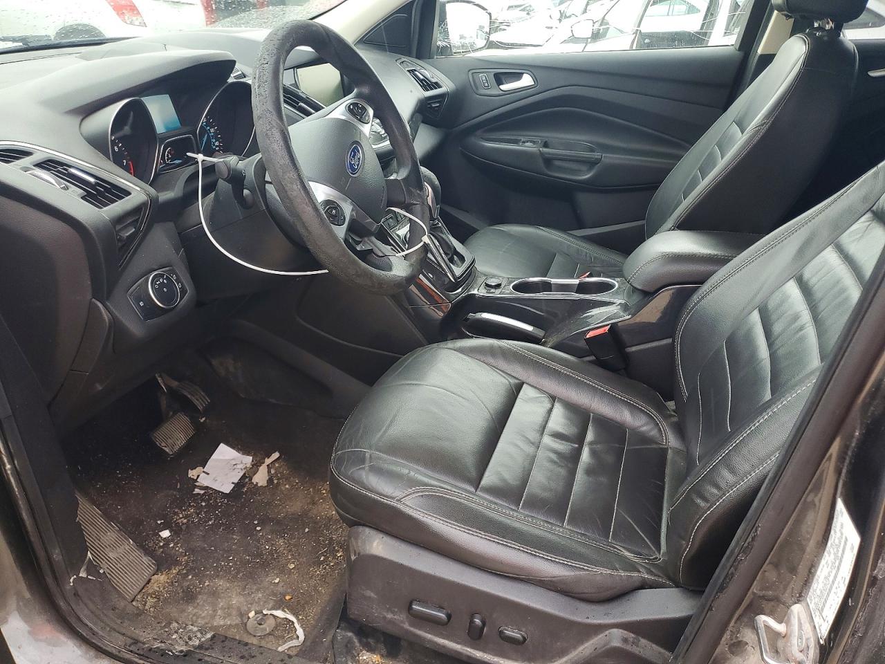 2015 Ford Escape Titanium Silver vin: 1FMCU0JX0FUB91767