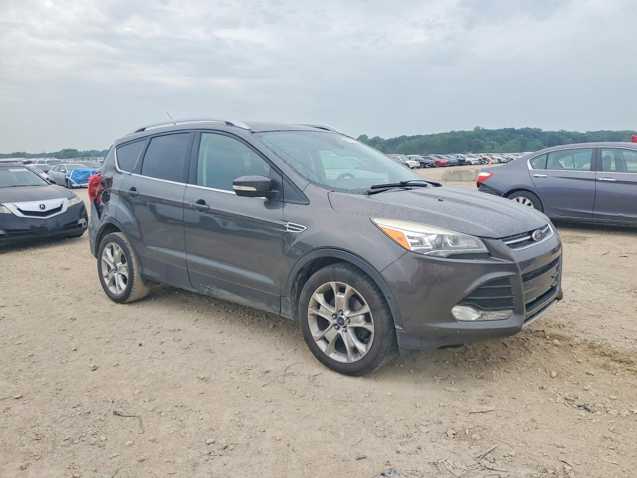 2015 Ford Escape Titanium Silver vin: 1FMCU0JX0FUB91767