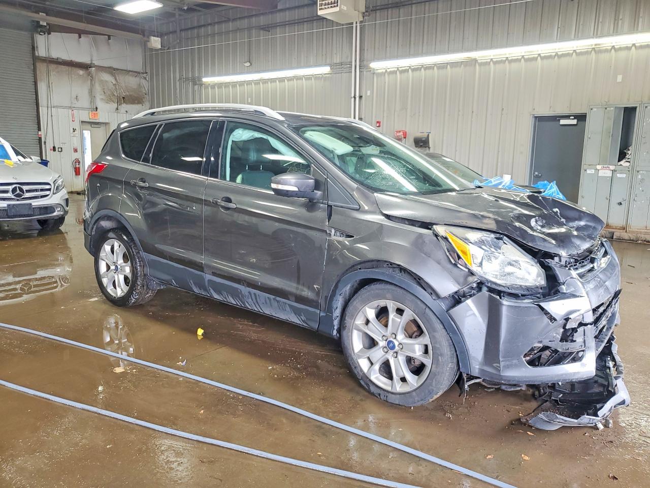 2015 Ford Escape Titanium Gray vin: 1FMCU0JX0FUC03884