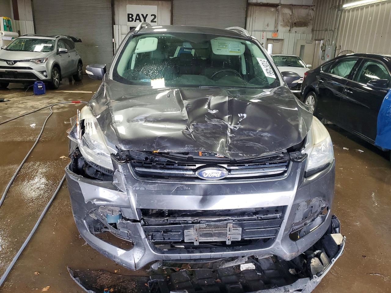 2015 Ford Escape Titanium Gray vin: 1FMCU0JX0FUC03884