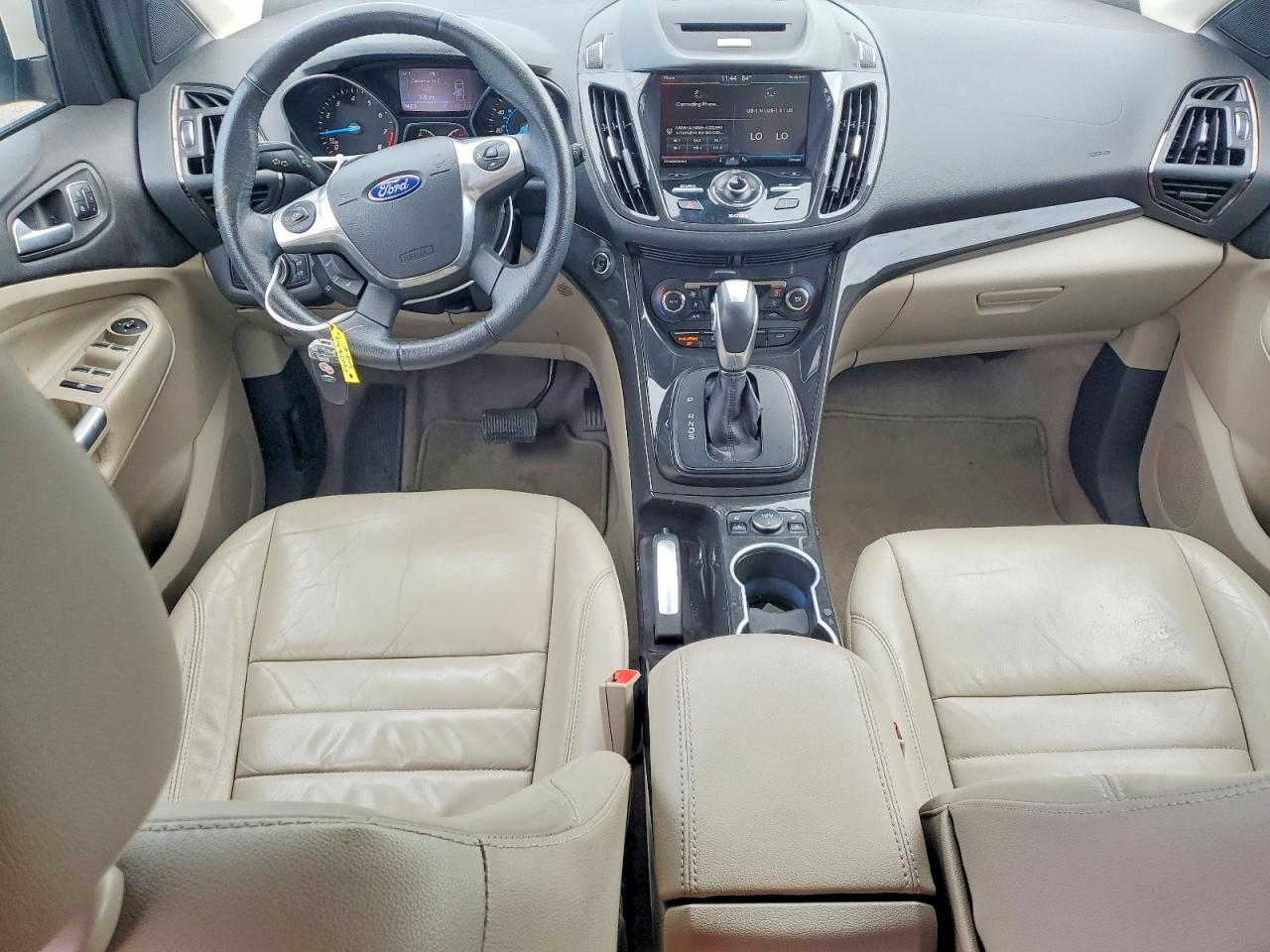 2015 Ford Escape Titanium Белый vin: 1FMCU0JX0FUC21107