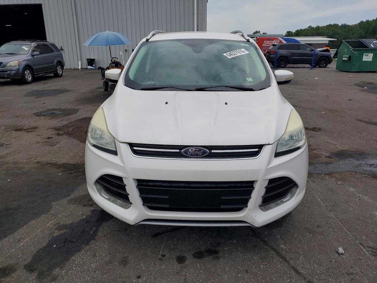 2015 Ford Escape Titanium Белый vin: 1FMCU0JX0FUC21107