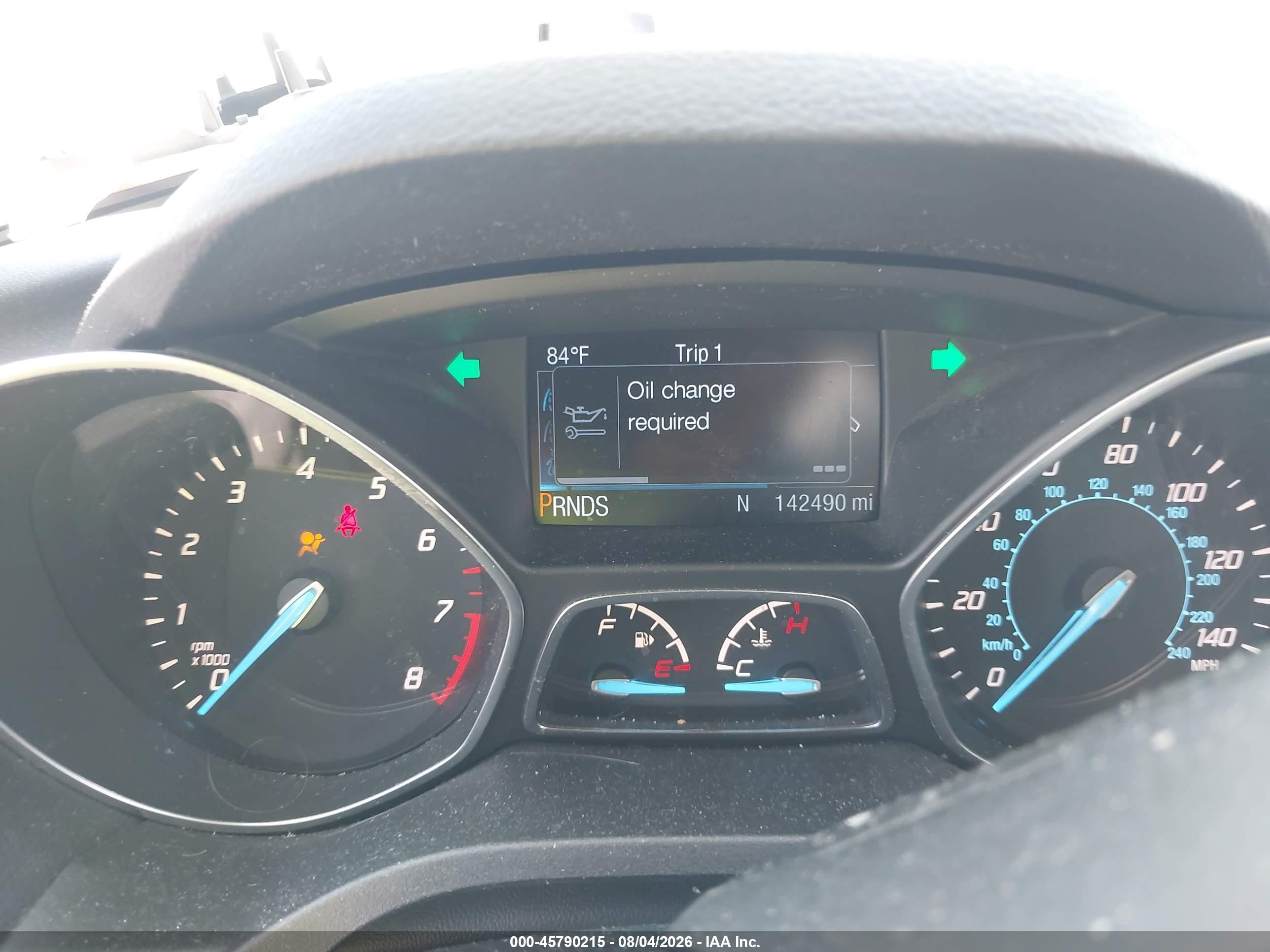 2015 Ford Escape Titanium Gray vin: 1FMCU0JX0FUC22824