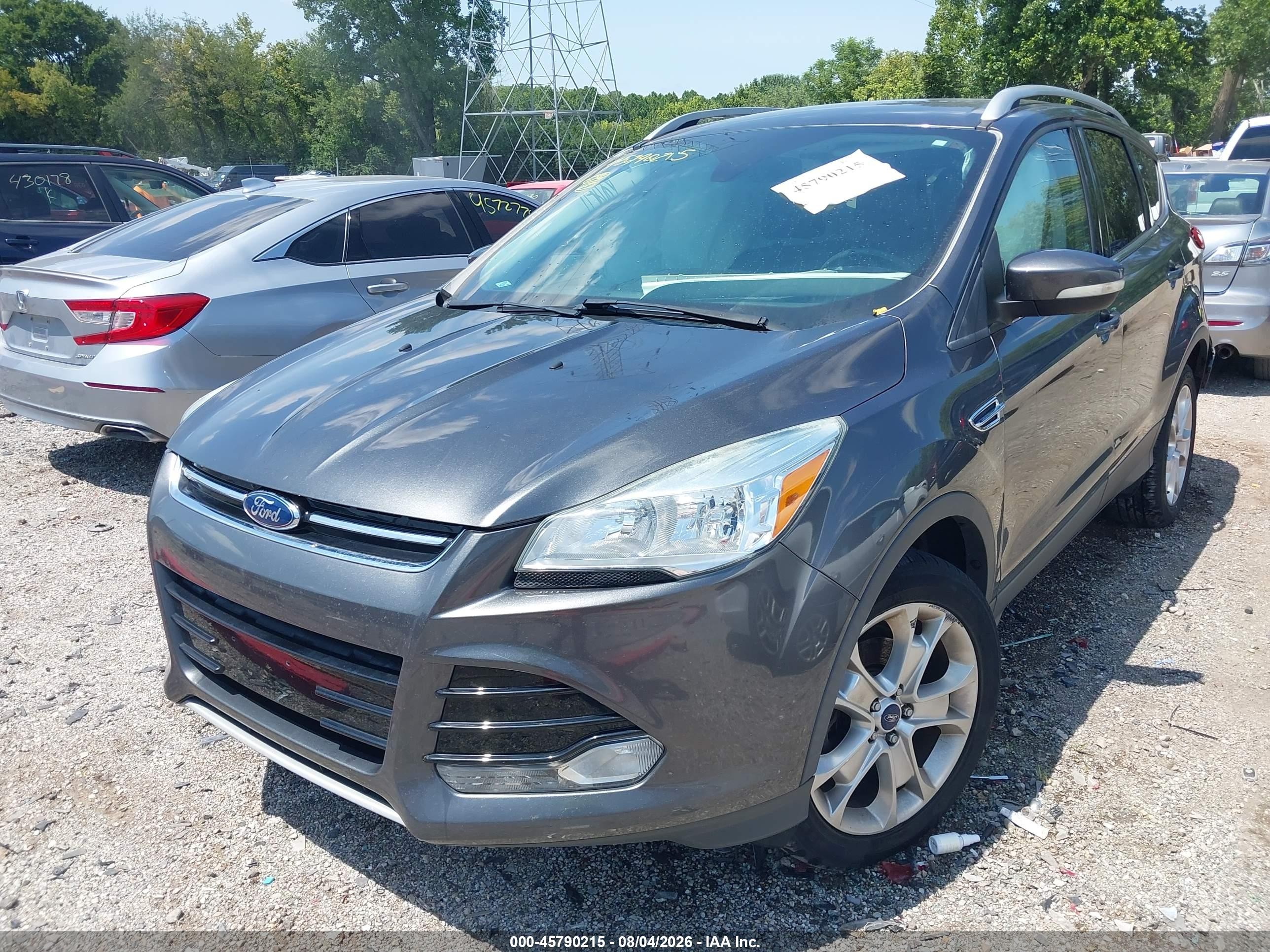 2015 Ford Escape Titanium Gray vin: 1FMCU0JX0FUC22824