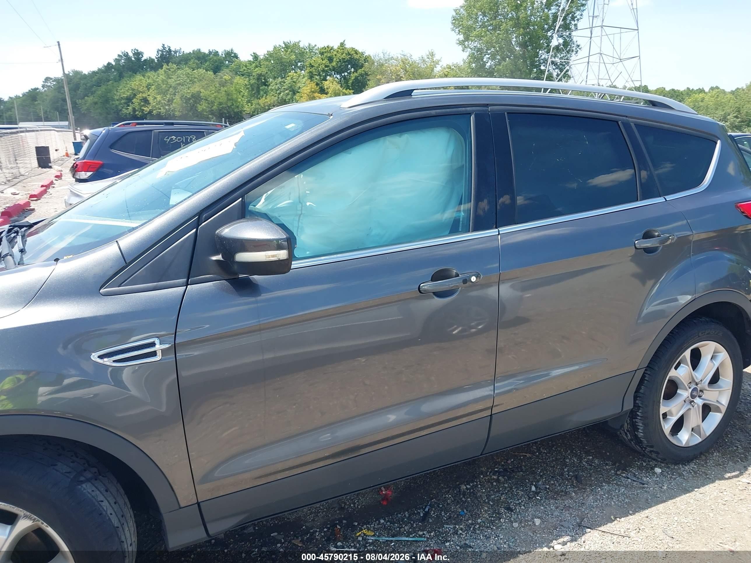 2015 Ford Escape Titanium Gray vin: 1FMCU0JX0FUC22824