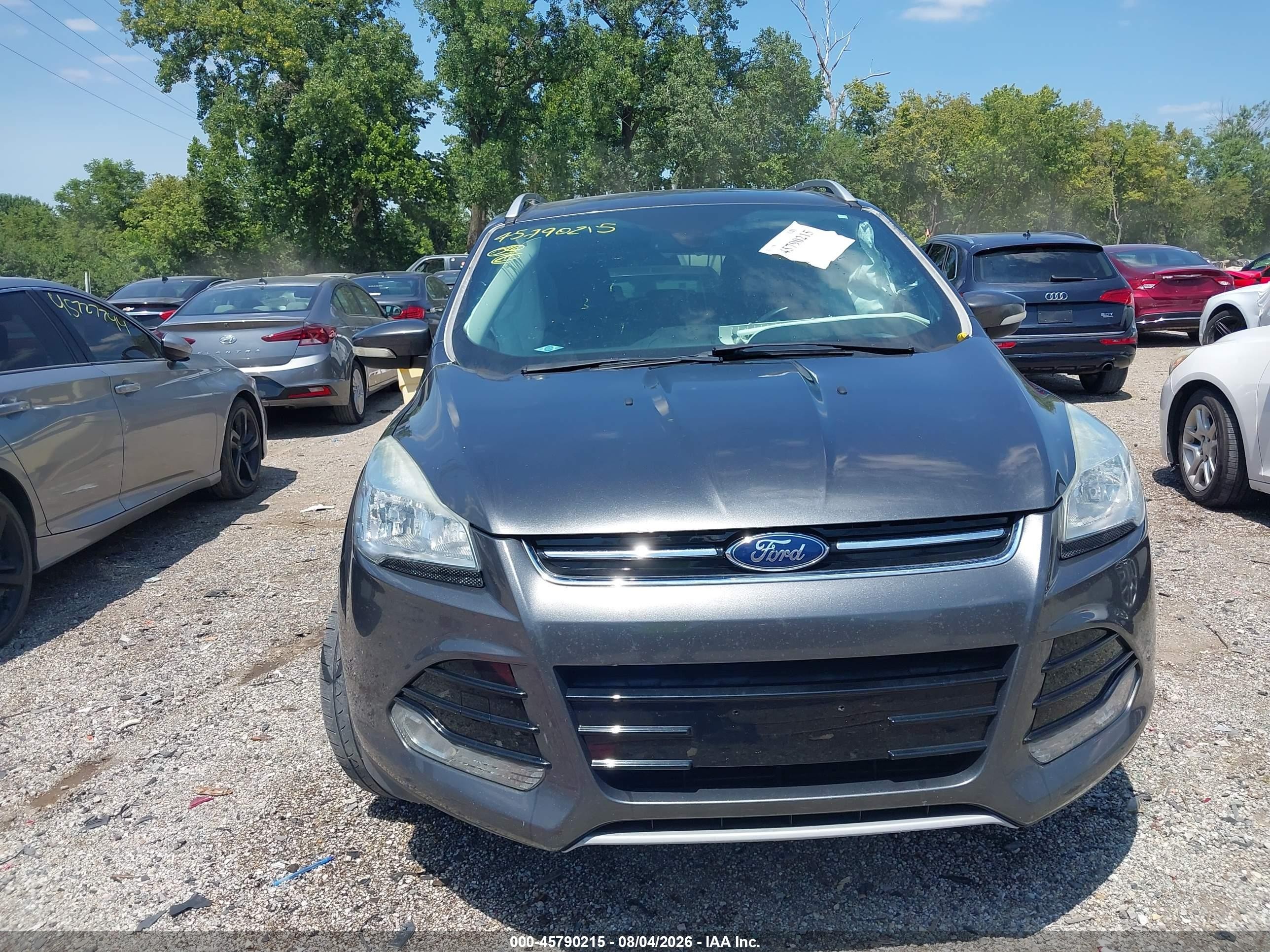 2015 Ford Escape Titanium Gray vin: 1FMCU0JX0FUC22824