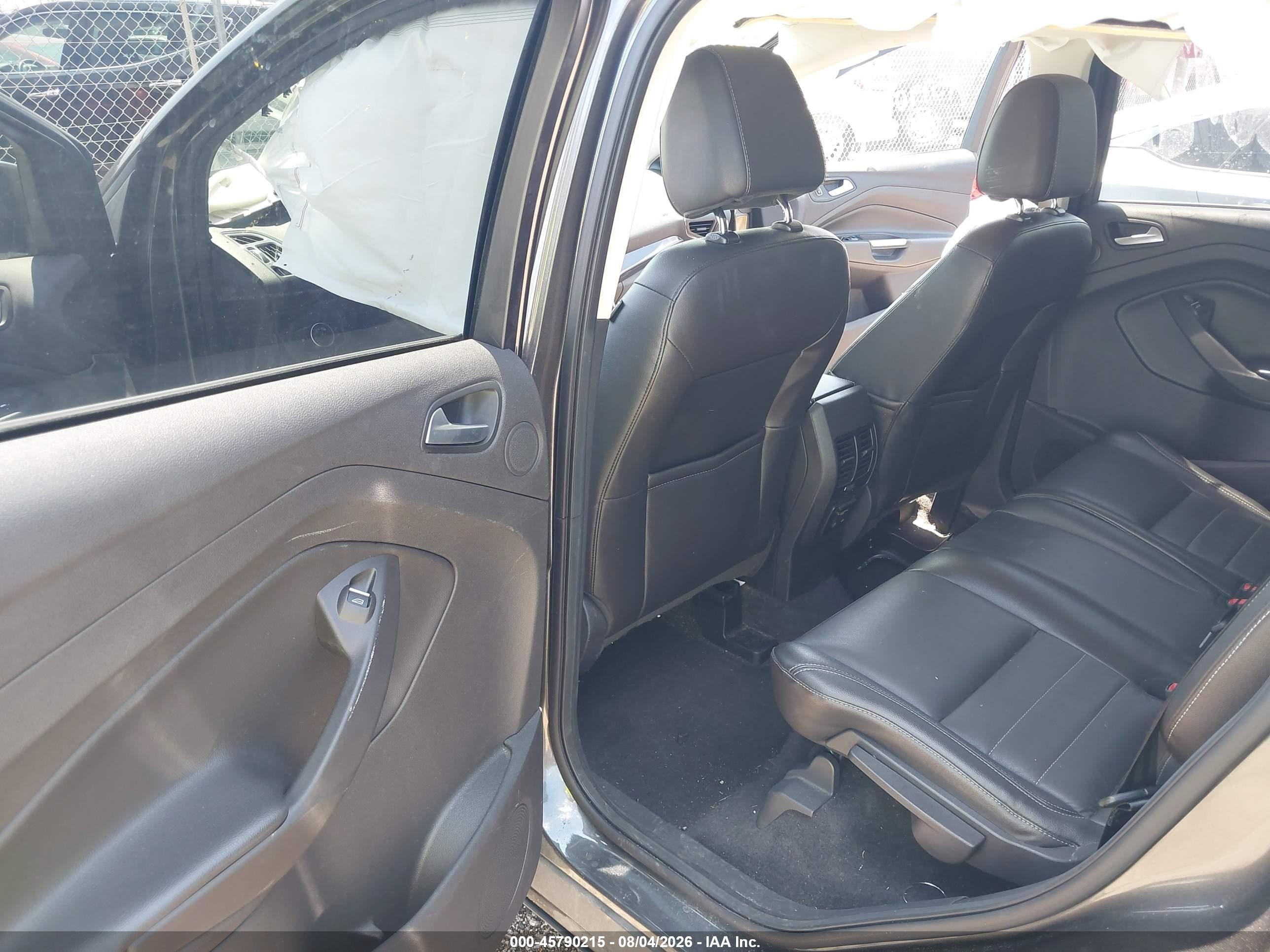 2015 Ford Escape Titanium Gray vin: 1FMCU0JX0FUC22824