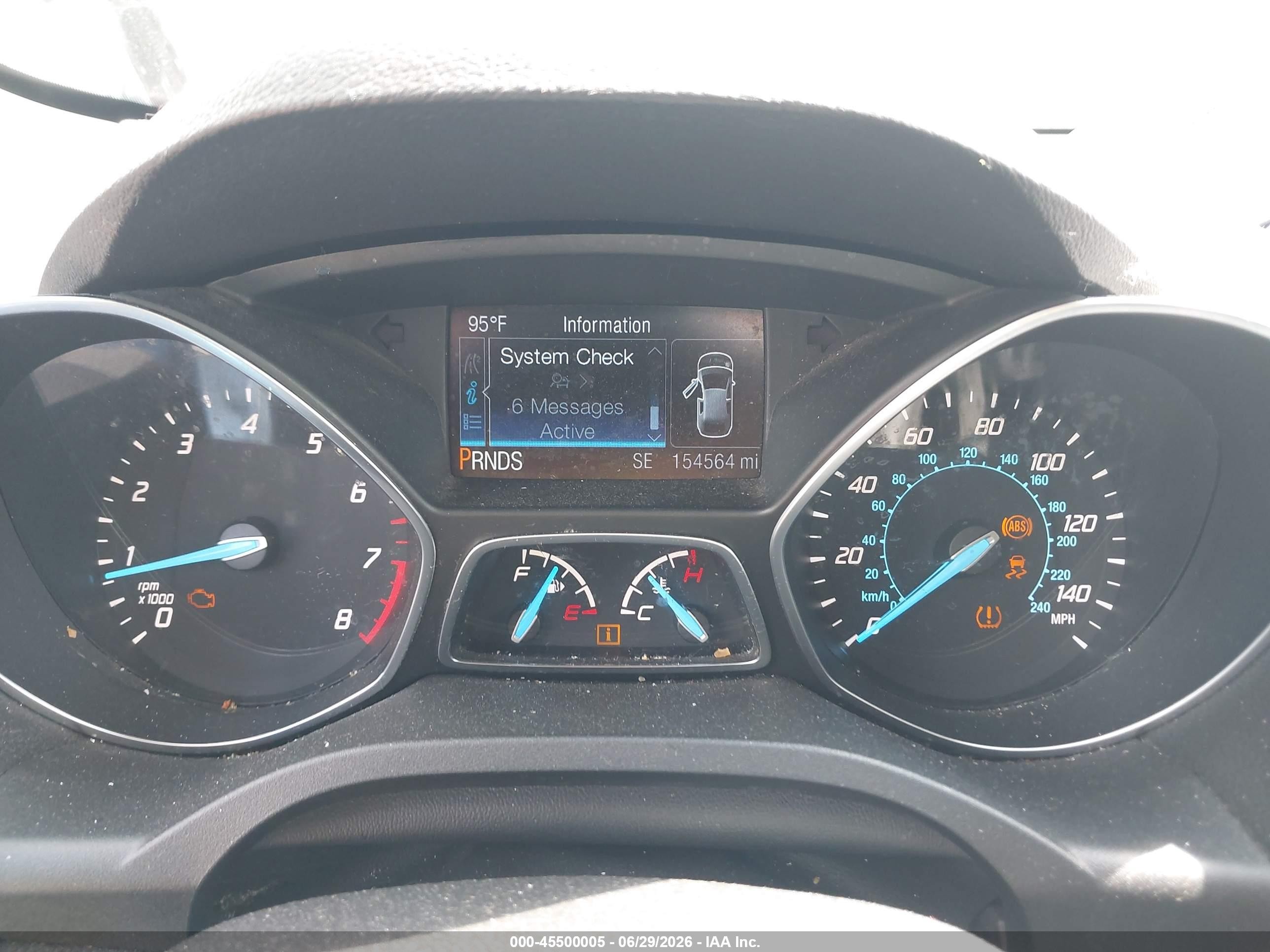 2015 Ford Escape Titanium White vin: 1FMCU0JX0FUC76558