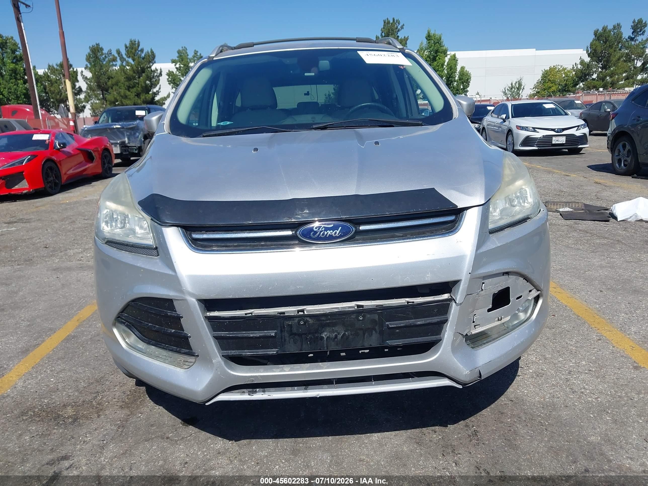 2014 Ford Escape Titanium Silver vin: 1FMCU0JX1EUA30181