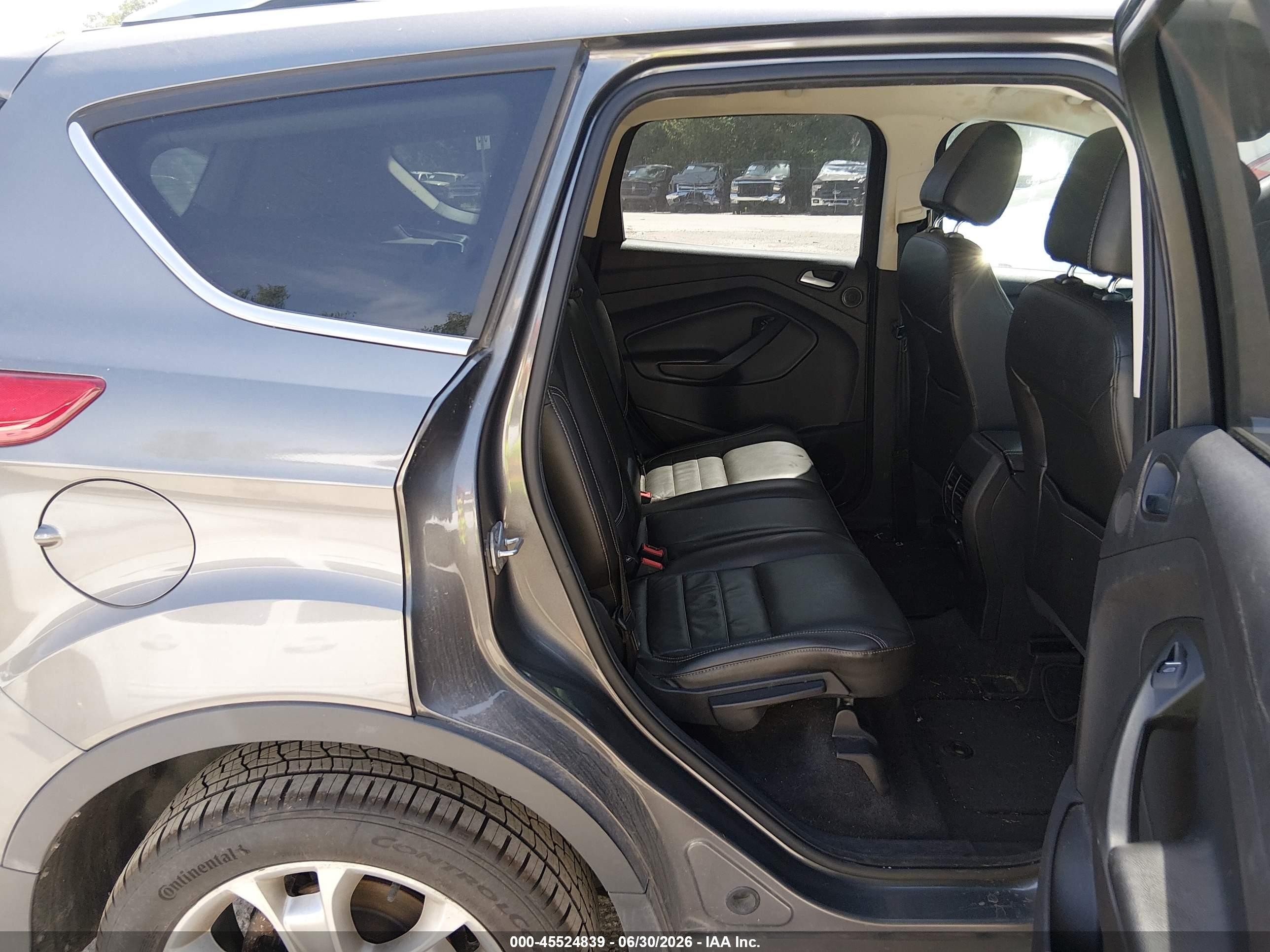 2014 Ford Escape Titanium Gray vin: 1FMCU0JX1EUA40337