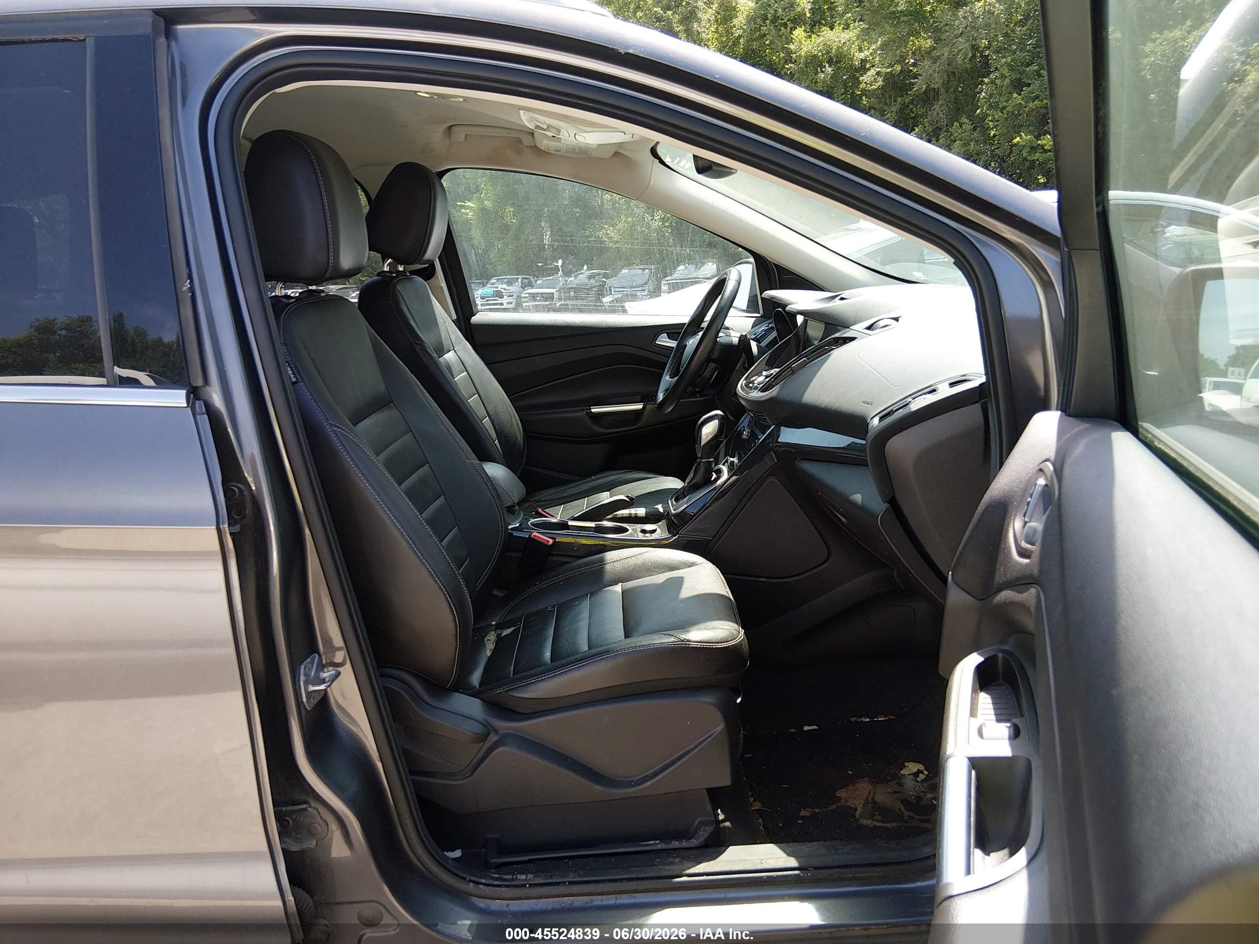 2014 Ford Escape Titanium Gray vin: 1FMCU0JX1EUA40337