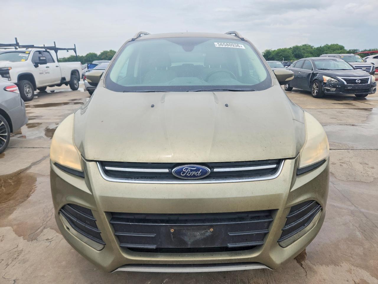 2014 Ford Escape Titanium Green vin: 1FMCU0JX1EUB34105