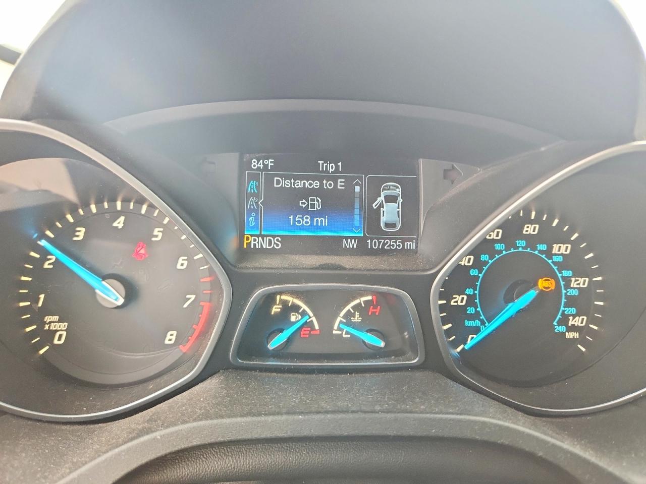 2014 Ford Escape Titanium White vin: 1FMCU0JX1EUC21020