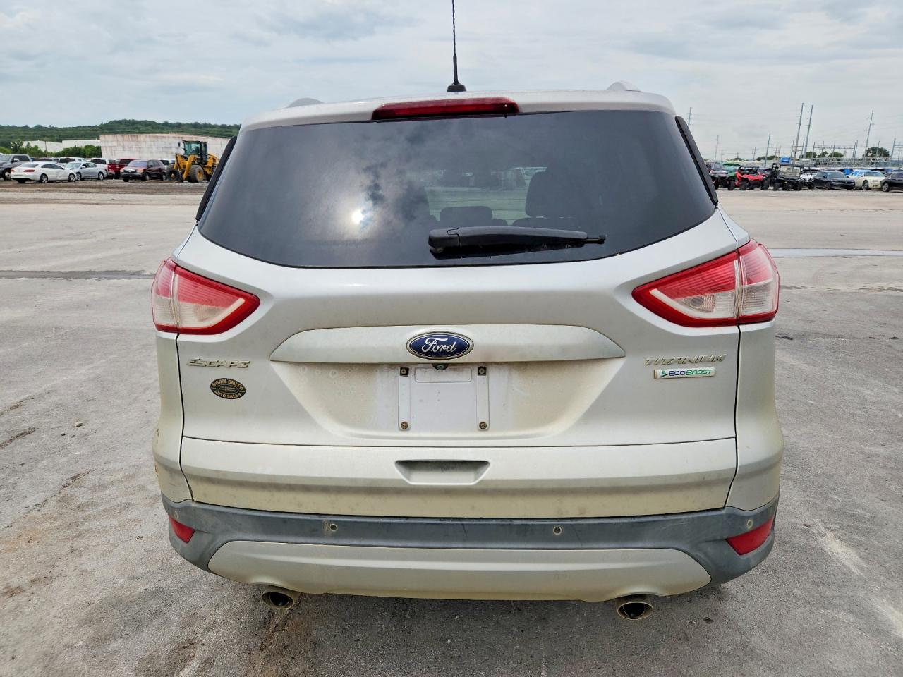 2014 Ford Escape Titanium Silver vin: 1FMCU0JX1EUC34656